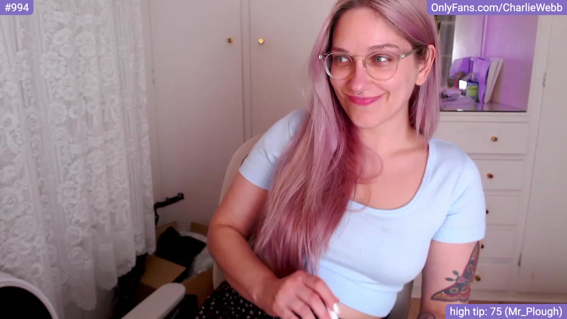 Gallery image thumbnail from CharlieWebb's myfreecams stream on, 11/23/2023, 11:43 image 1 of 20