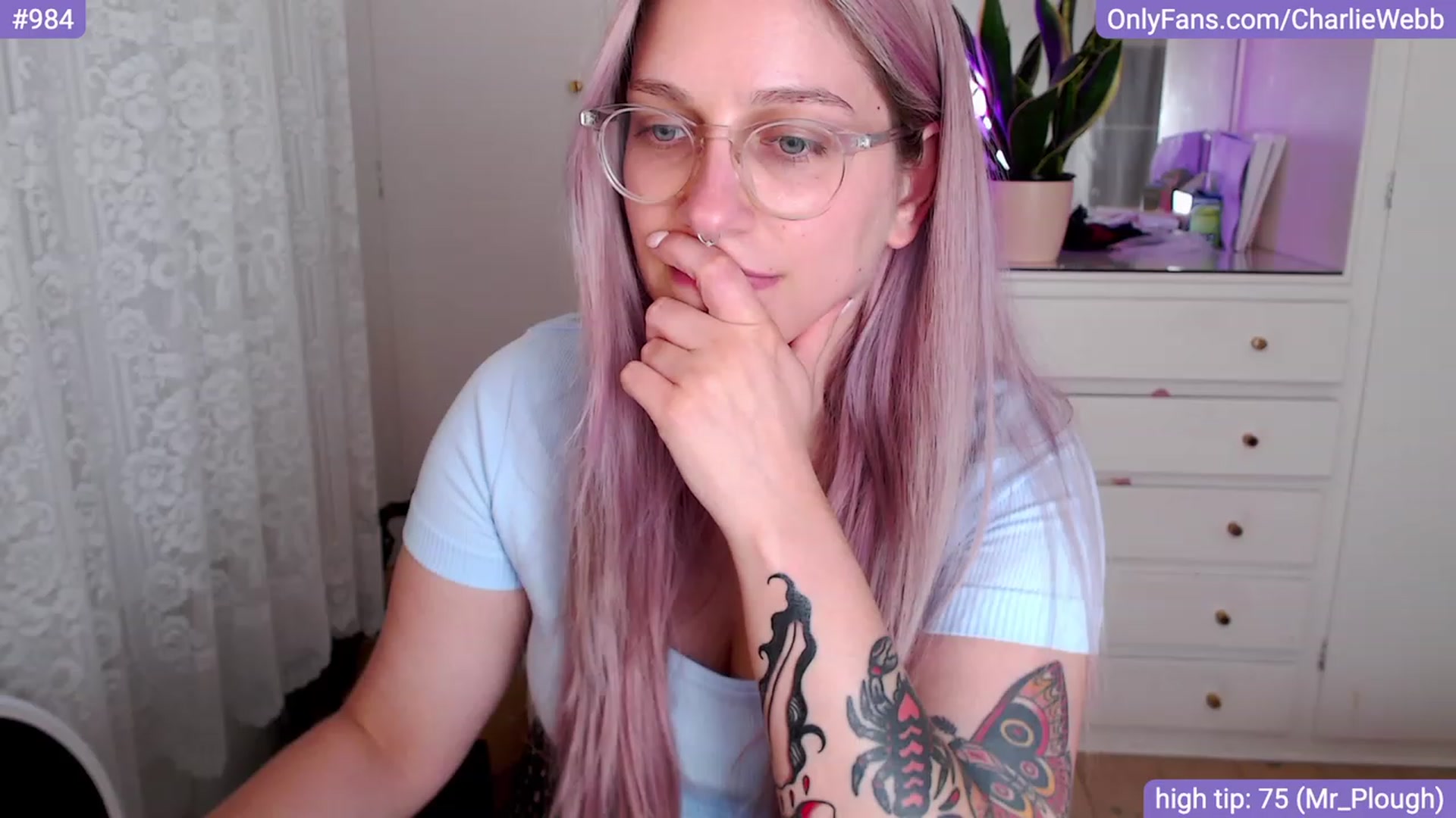 Gallery image thumbnail from CharlieWebb's myfreecams stream on, 11/23/2023, 11:43 image 15 of 20