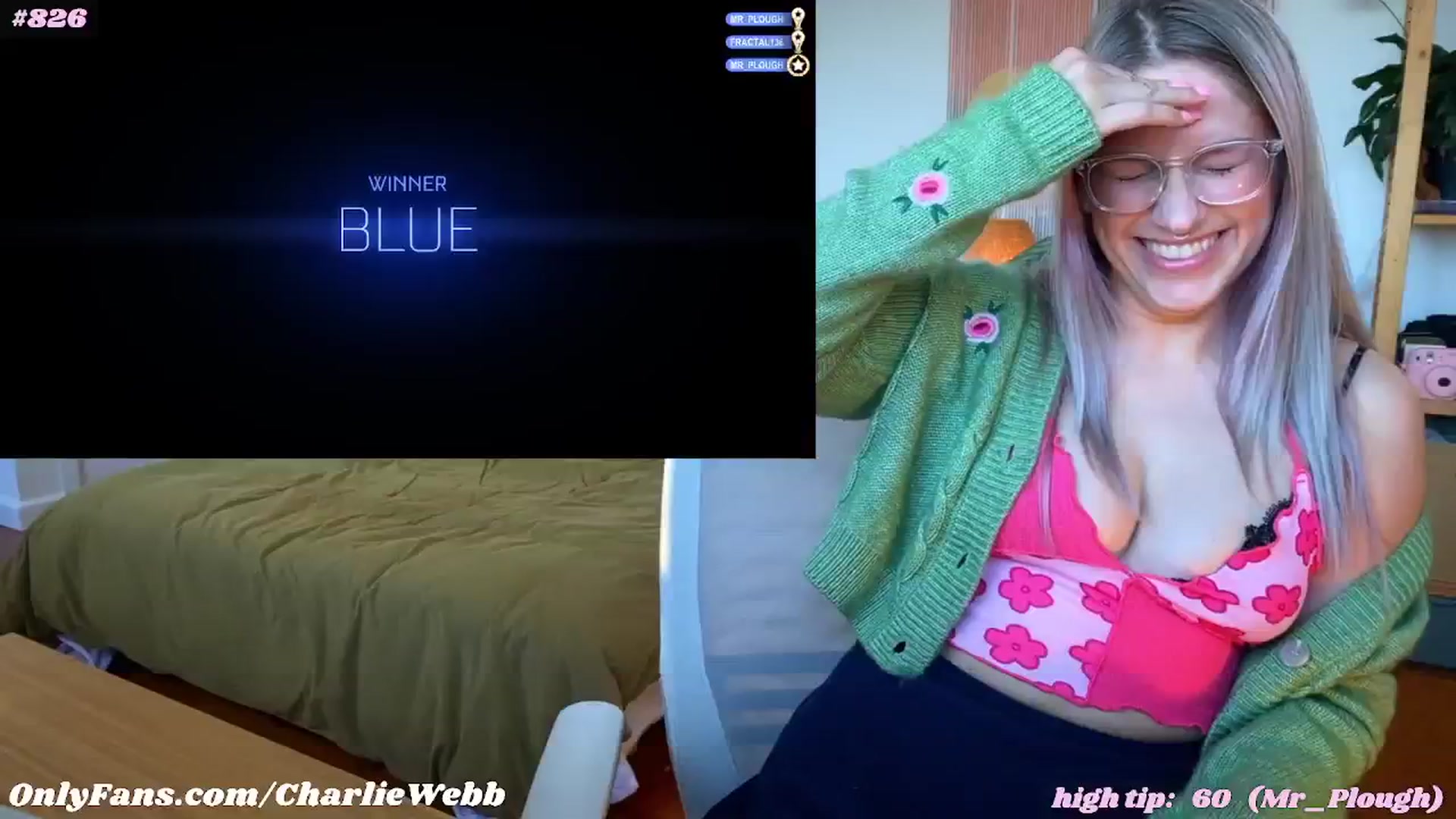 Gallery image thumbnail from CharlieWebb's myfreecams stream on, 04/28/2024, 07:28 image 8 of 20