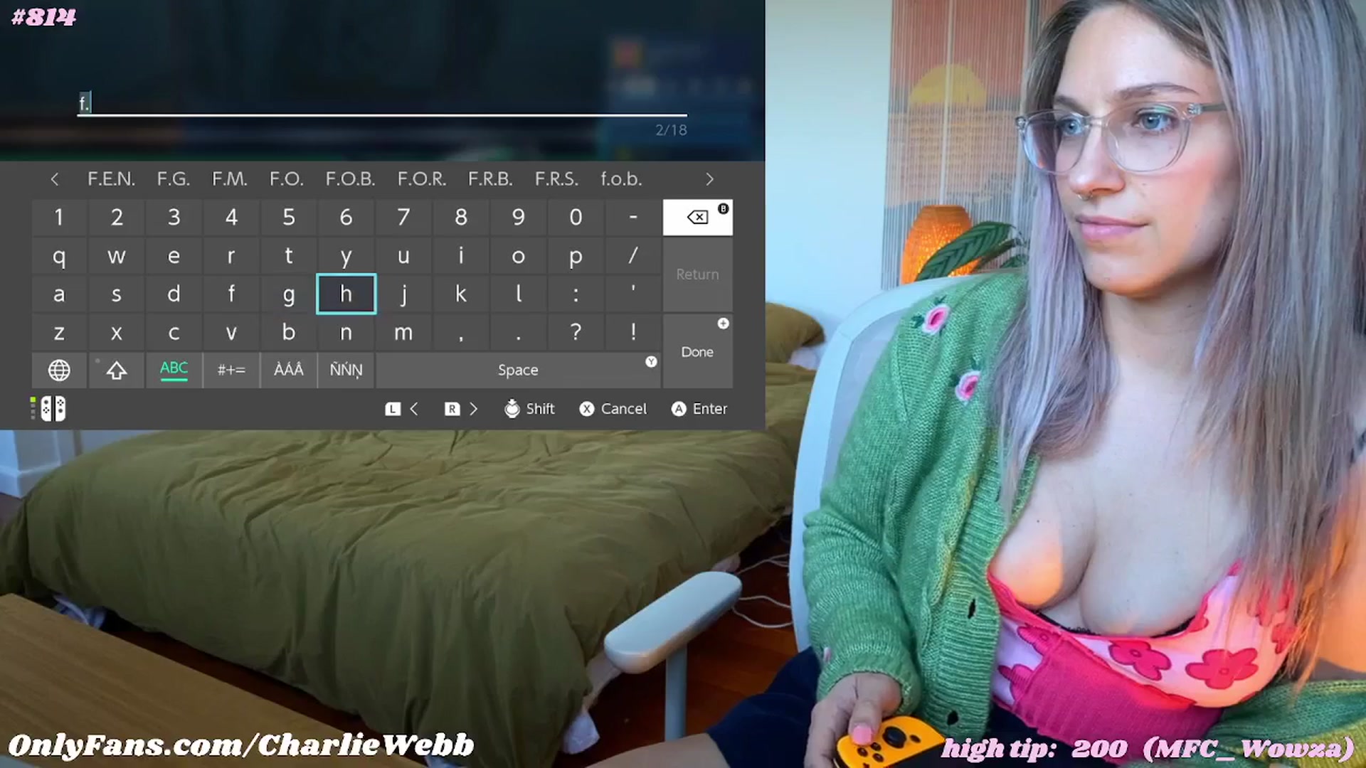 Gallery image thumbnail from CharlieWebb's myfreecams stream on, 04/28/2024, 07:28 image 16 of 20