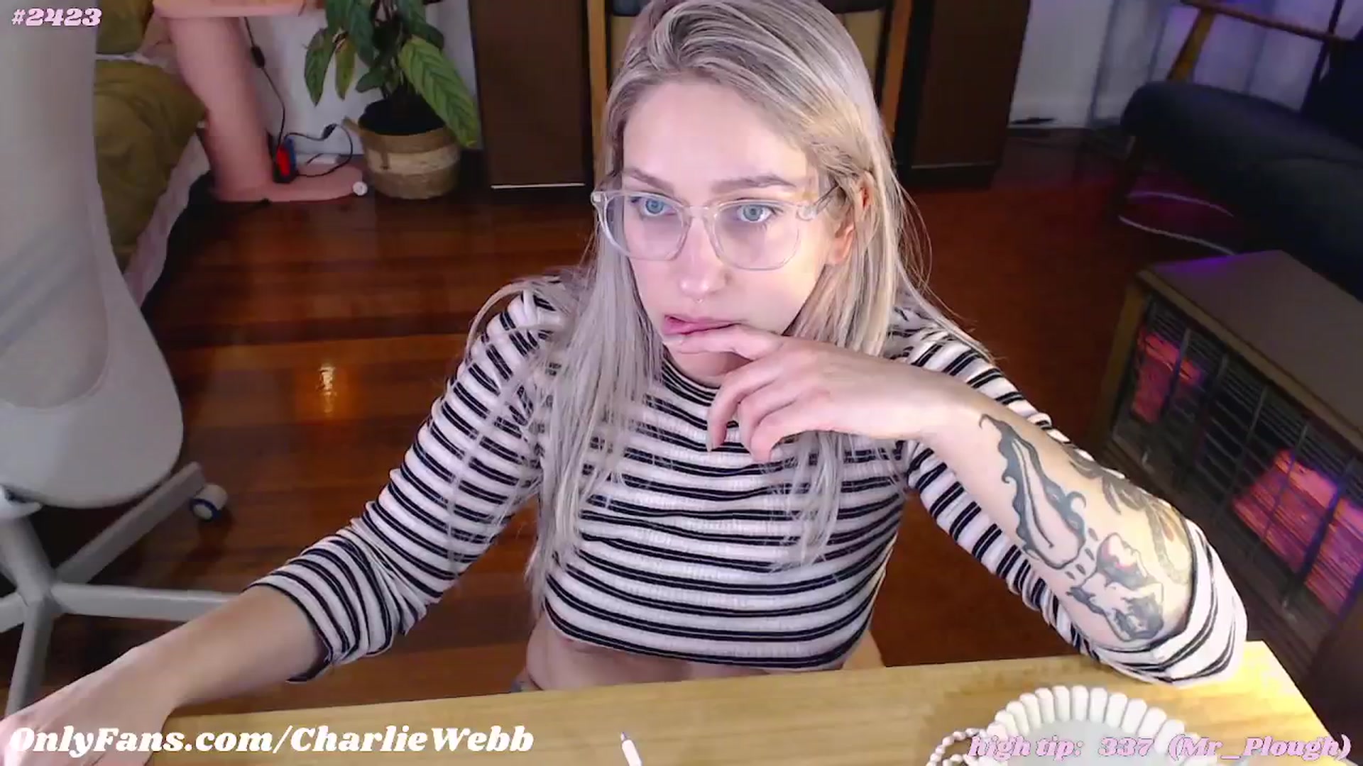 Gallery image thumbnail from CharlieWebb's myfreecams stream on, 05/19/2024, 10:56 image 12 of 20