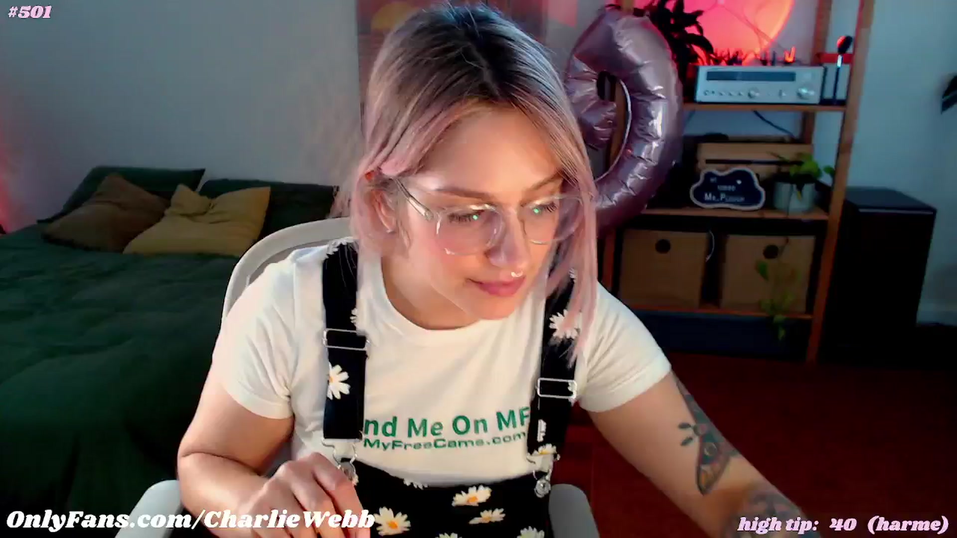 Gallery image thumbnail from CharlieWebb's myfreecams stream on, 06/25/2024, 09:40 image 5 of 20