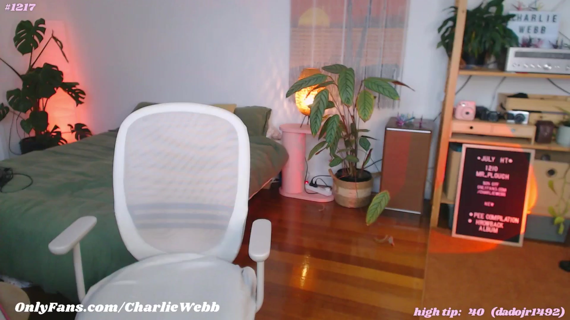 Gallery image thumbnail from CharlieWebb's myfreecams stream on, 07/09/2024, 06:31 image 13 of 20