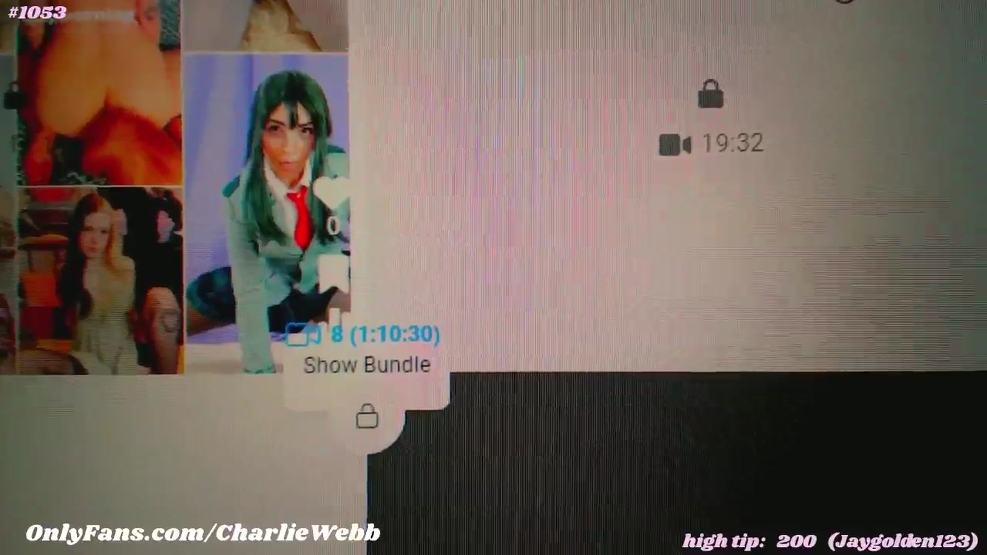 Gallery image thumbnail from CharlieWebb's myfreecams stream on, 07/16/2024, 05:55 image 19 of 20