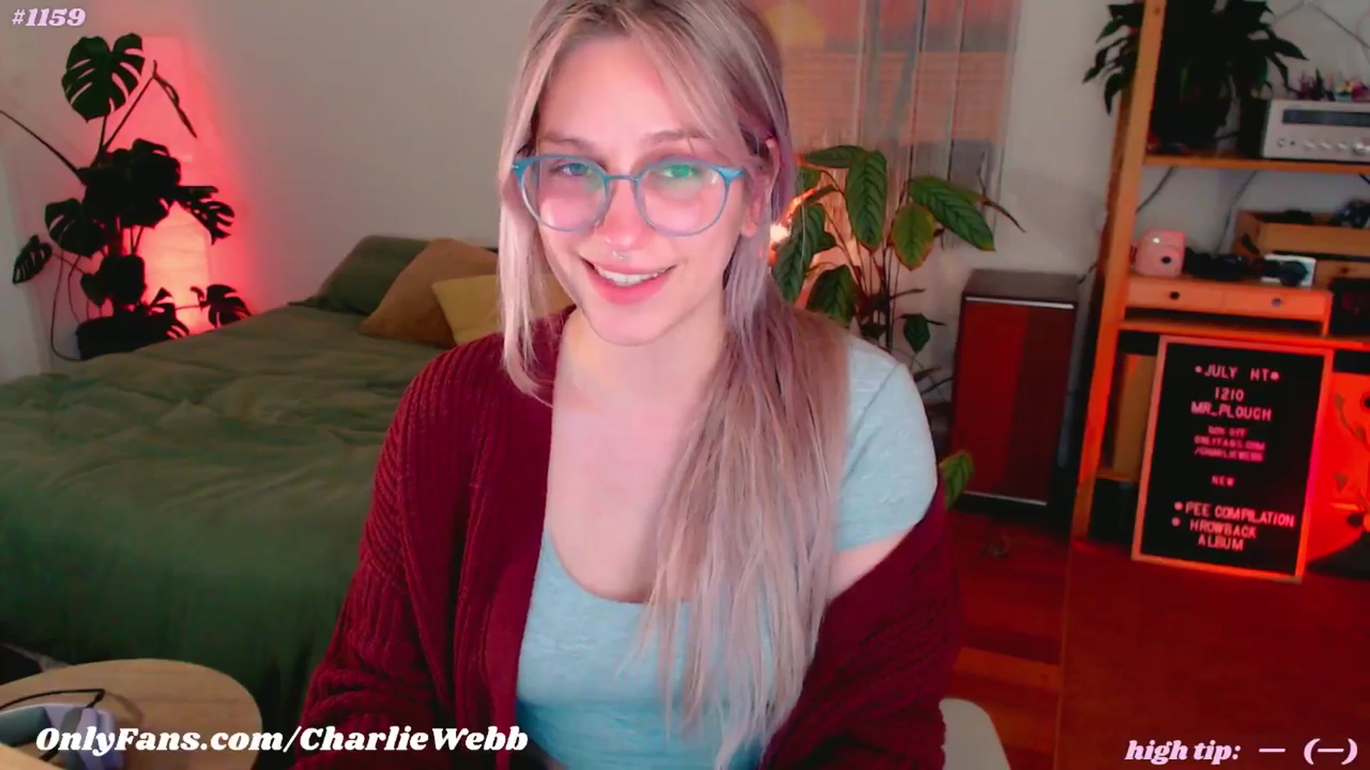 Gallery image thumbnail from CharlieWebb's myfreecams stream on, 07/18/2024, 09:56 image 5 of 20