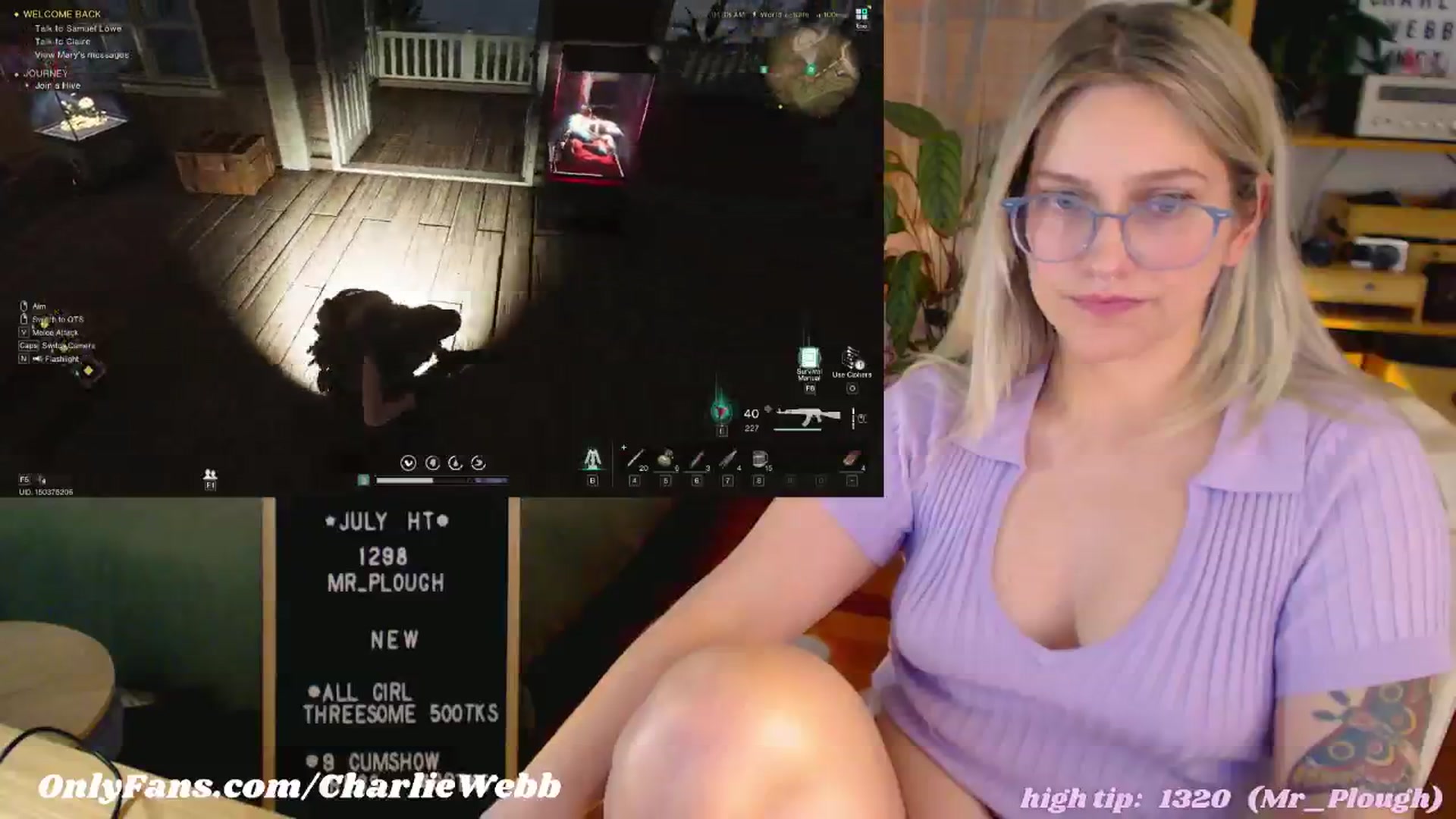 Gallery image thumbnail from CharlieWebb's myfreecams stream on, 07/28/2024, 09:58 image 10 of 20