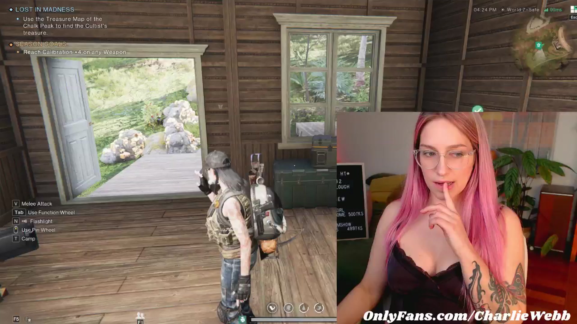 Gallery image thumbnail from CharlieWebb's myfreecams stream on, 08/04/2024, 09:45 image 5 of 20