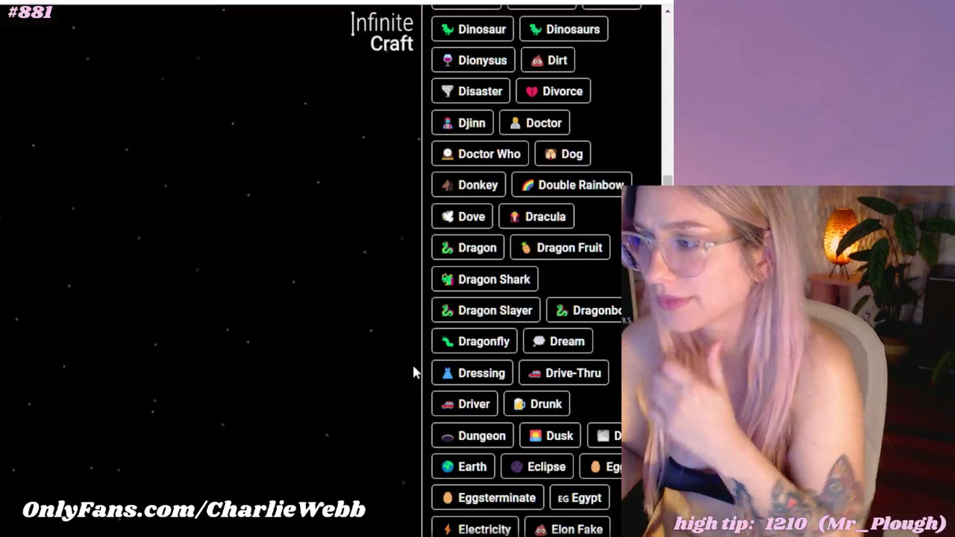 Gallery image thumbnail from CharlieWebb's myfreecams stream on, 08/25/2024, 08:59 image 19 of 20
