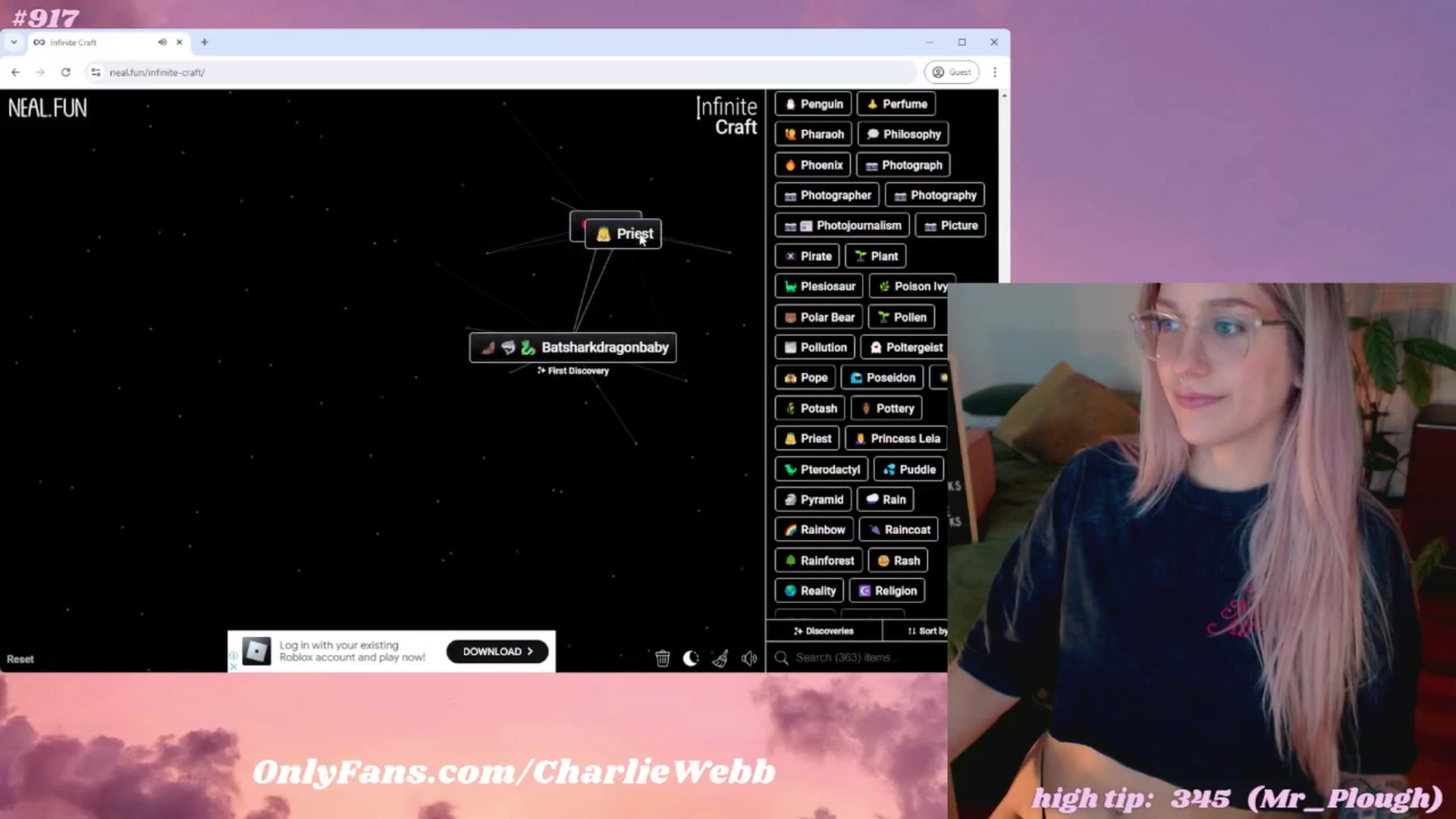Gallery image thumbnail from CharlieWebb's myfreecams stream on, 08/25/2024, 08:59 image 9 of 20