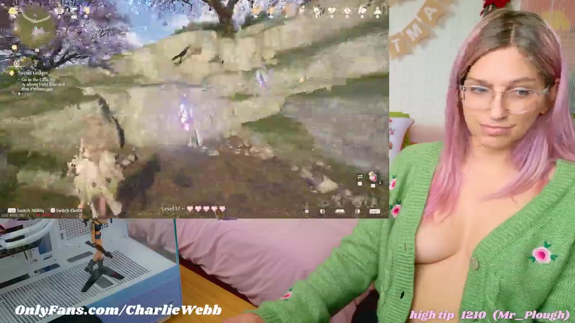 Gallery image thumbnail from CharlieWebb's myfreecams stream on, 12/23/2024, 06:49 image 6 of 20