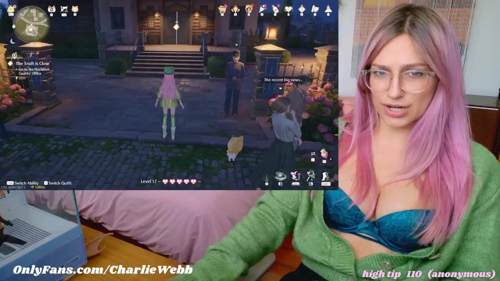 Gallery image thumbnail from CharlieWebb's myfreecams stream on, 12/23/2024, 06:49 image 1 of 20