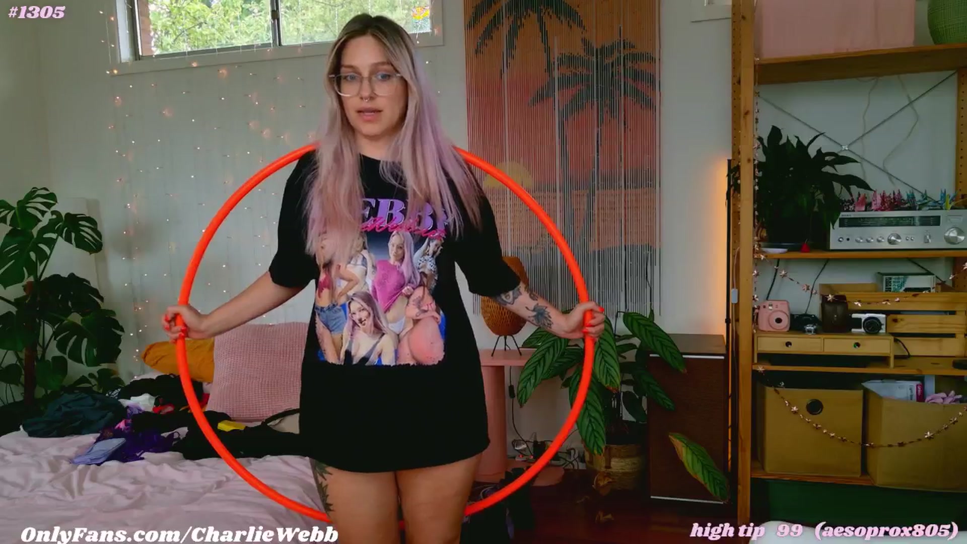 Gallery image thumbnail from CharlieWebb's myfreecams stream on, 01/06/2025, 04:26 image 13 of 20