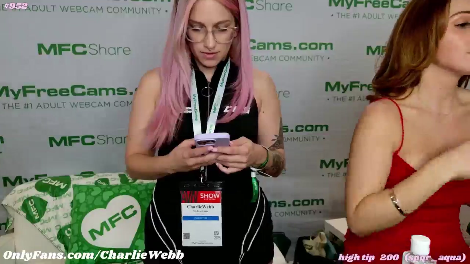 Gallery image thumbnail from CharlieWebb's myfreecams stream on, 01/23/2025, 24:48 image 7 of 20