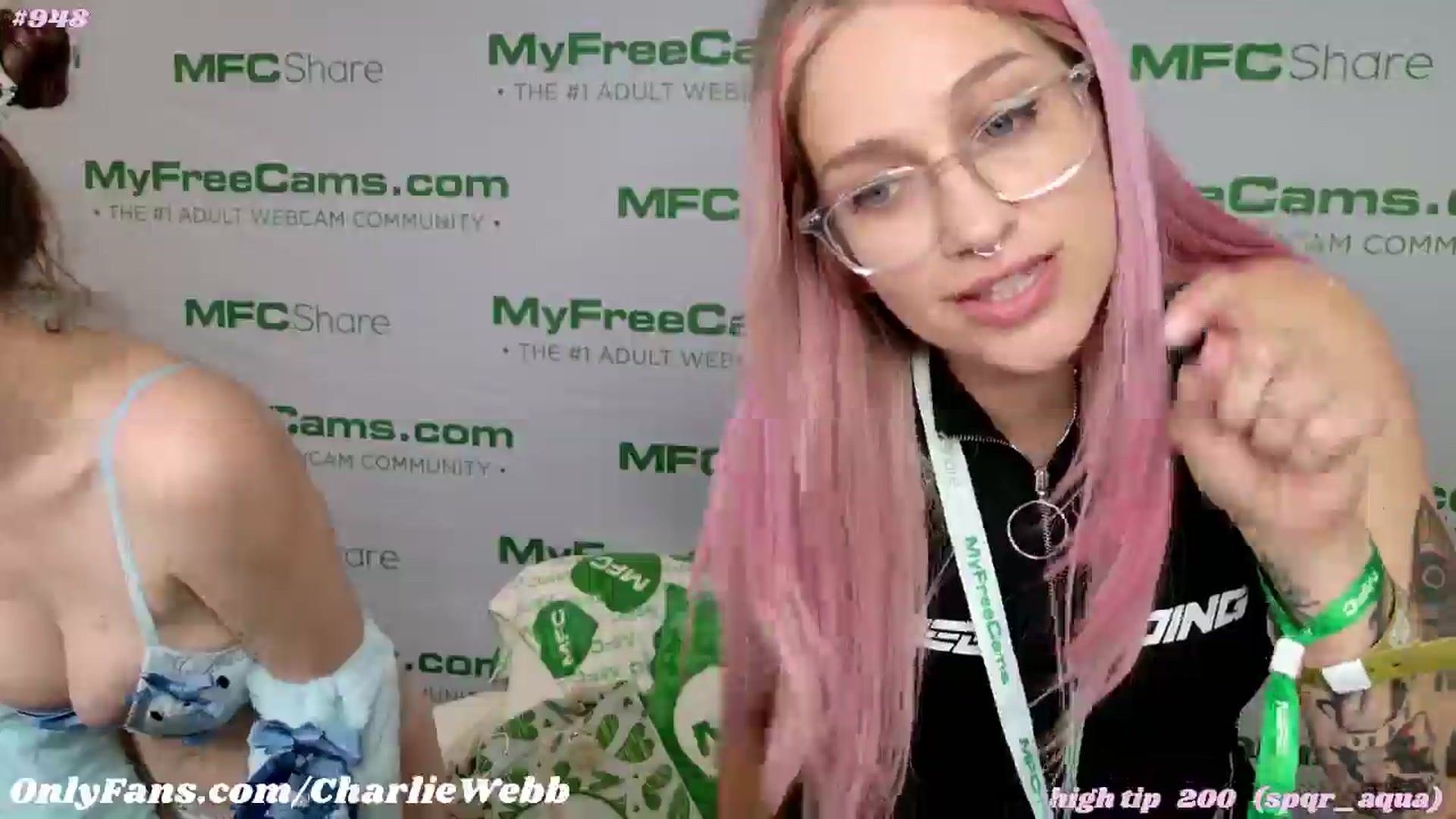 Gallery image thumbnail from CharlieWebb's myfreecams stream on, 01/23/2025, 24:48 image 18 of 20