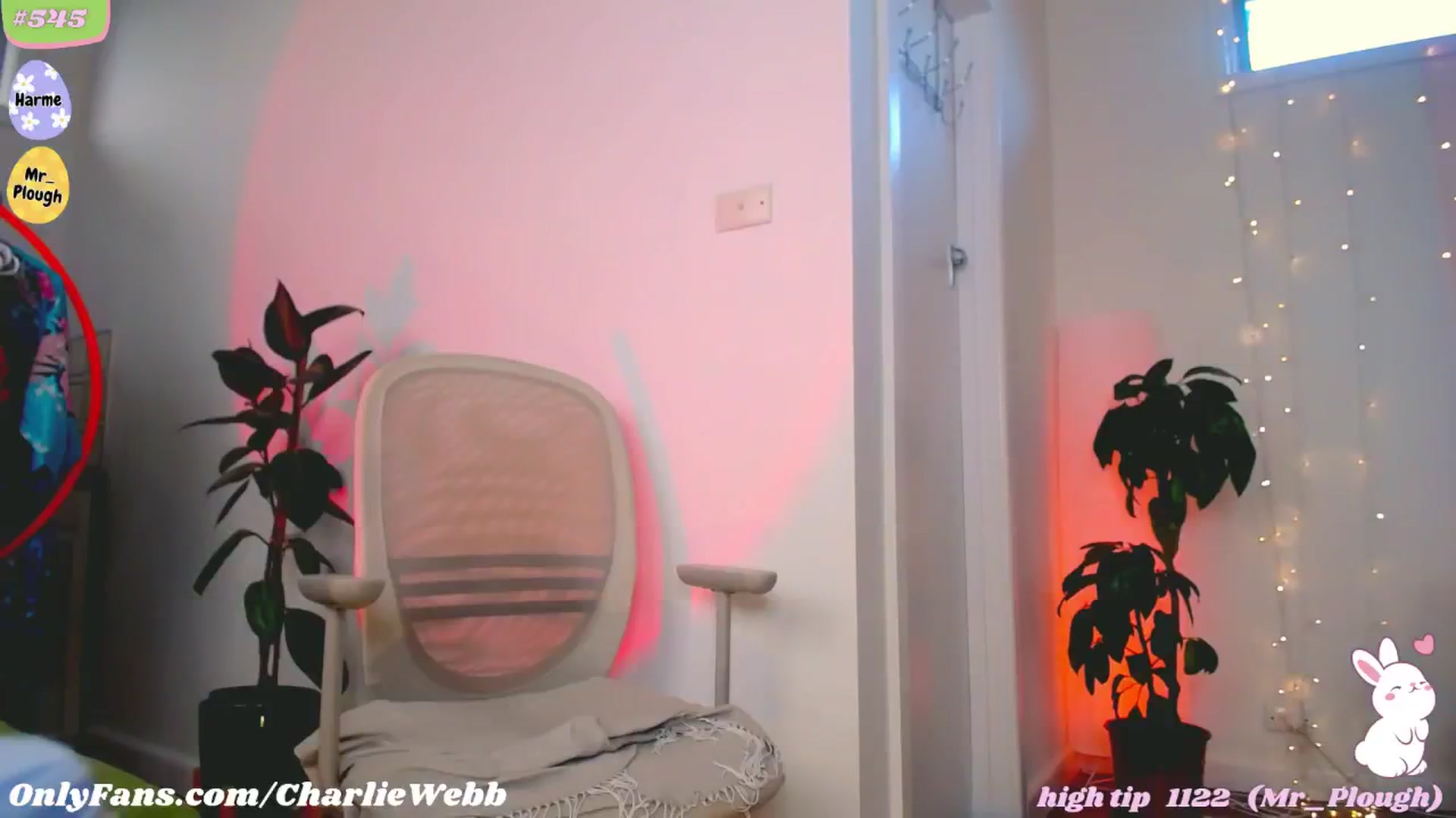 Gallery image thumbnail from CharlieWebb's myfreecams stream on, 04/03/2025, 09:38 image 8 of 20