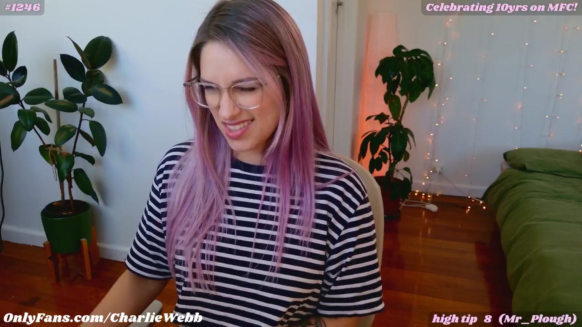 Gallery image thumbnail from CharlieWebb's myfreecams stream on, 07/03/2025, 07:04 image 3 of 20