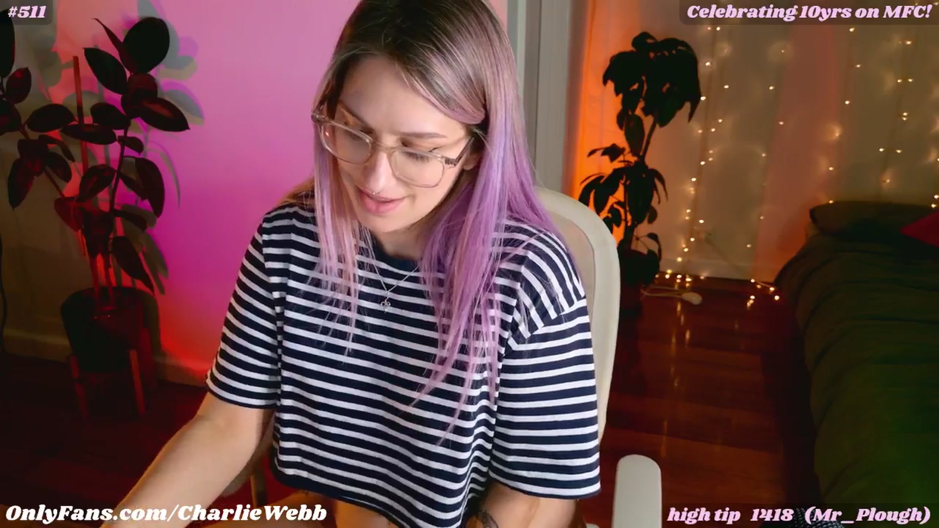 Gallery image thumbnail from CharlieWebb's myfreecams stream on, 07/03/2025, 09:55 image 3 of 20