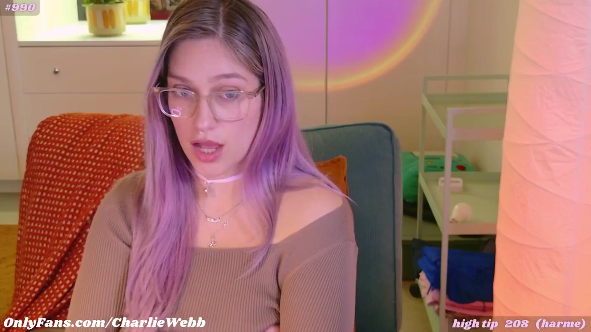 Gallery image thumbnail from CharlieWebb's myfreecams stream on, 08/01/2025, 09:08 image 5 of 20