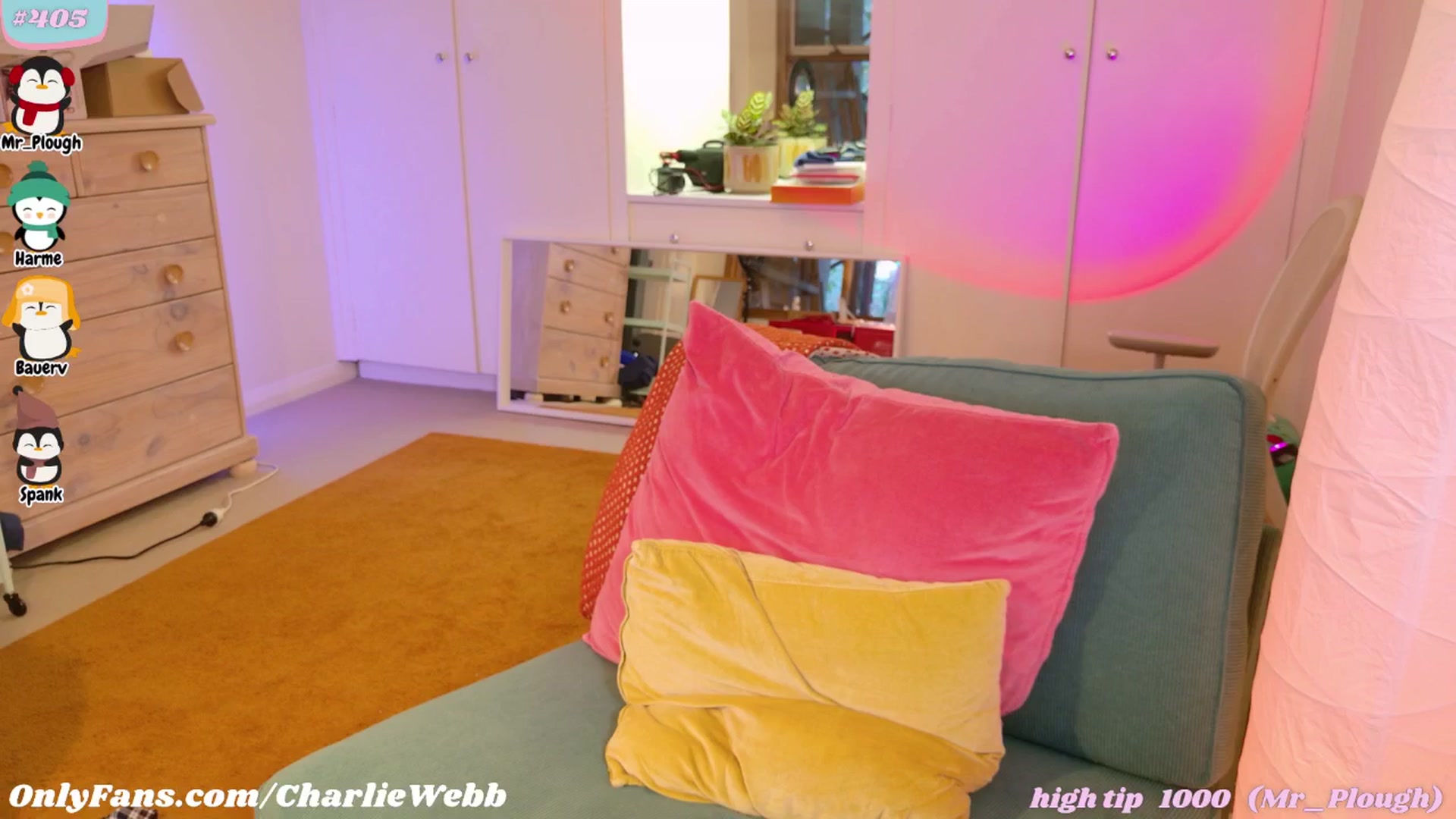 Gallery image thumbnail from CharlieWebb's myfreecams stream on, 08/05/2025, 08:17 image 12 of 20