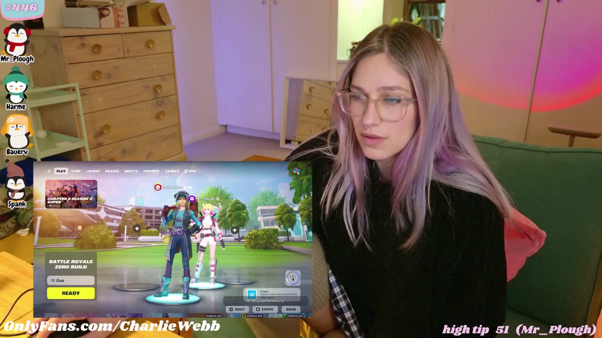 Gallery image thumbnail from CharlieWebb's myfreecams stream on, 08/05/2025, 08:17 image 2 of 20