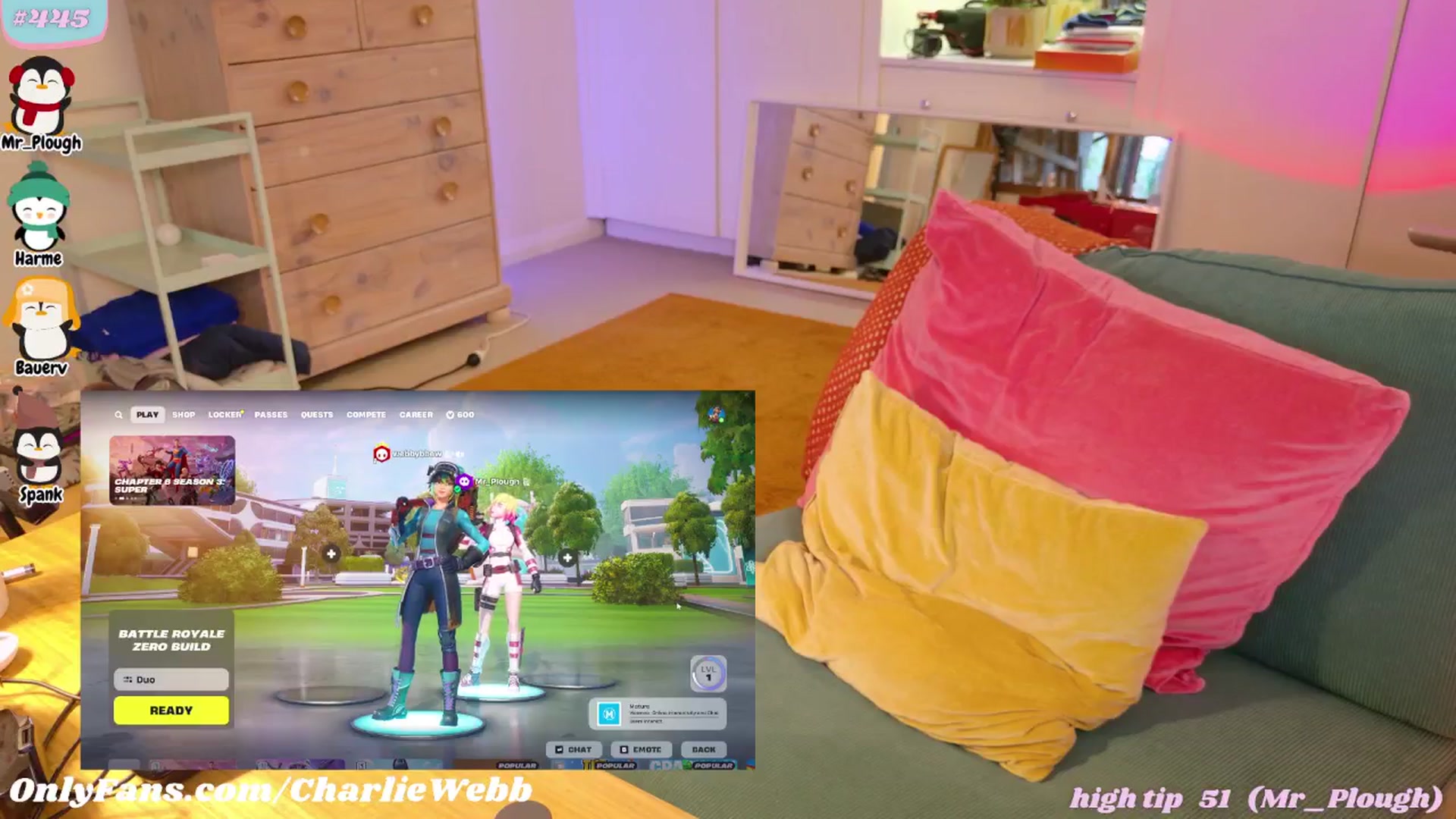 Gallery image thumbnail from CharlieWebb's myfreecams stream on, 08/05/2025, 08:17 image 3 of 20