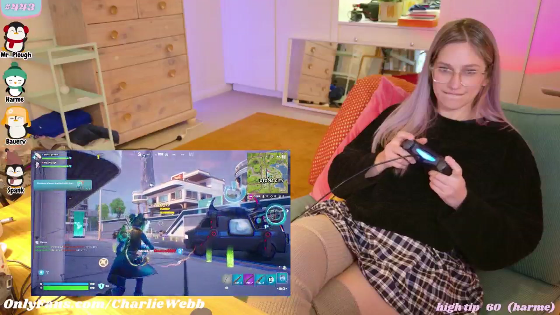 Gallery image thumbnail from CharlieWebb's myfreecams stream on, 08/05/2025, 08:17 image 6 of 20