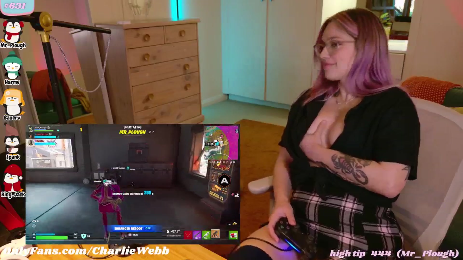 Gallery image thumbnail from CharlieWebb's myfreecams stream on, 08/10/2025, 07:13 image 6 of 20