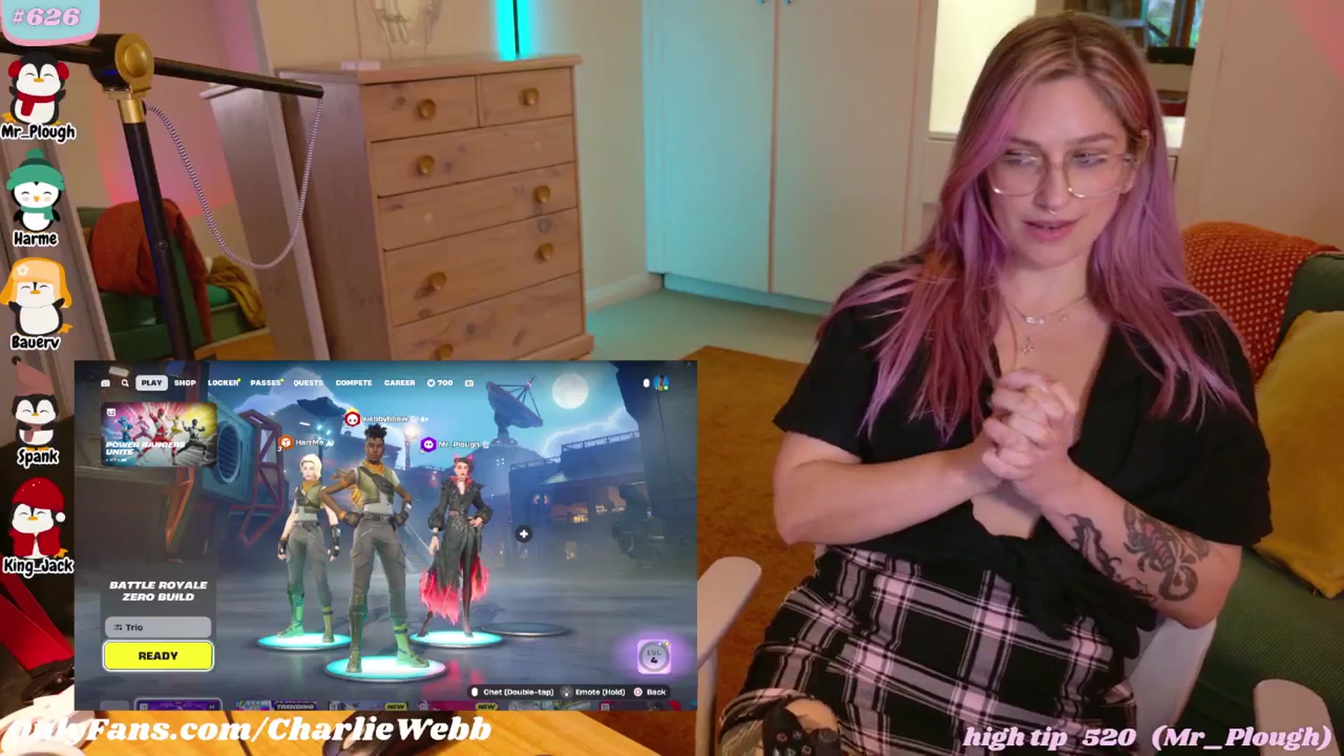 Gallery image thumbnail from CharlieWebb's myfreecams stream on, 08/10/2025, 07:13 image 12 of 20