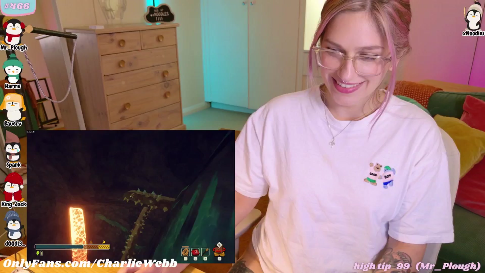 Gallery image thumbnail from CharlieWebb's myfreecams stream on, 08/12/2025, 06:40 image 20 of 20