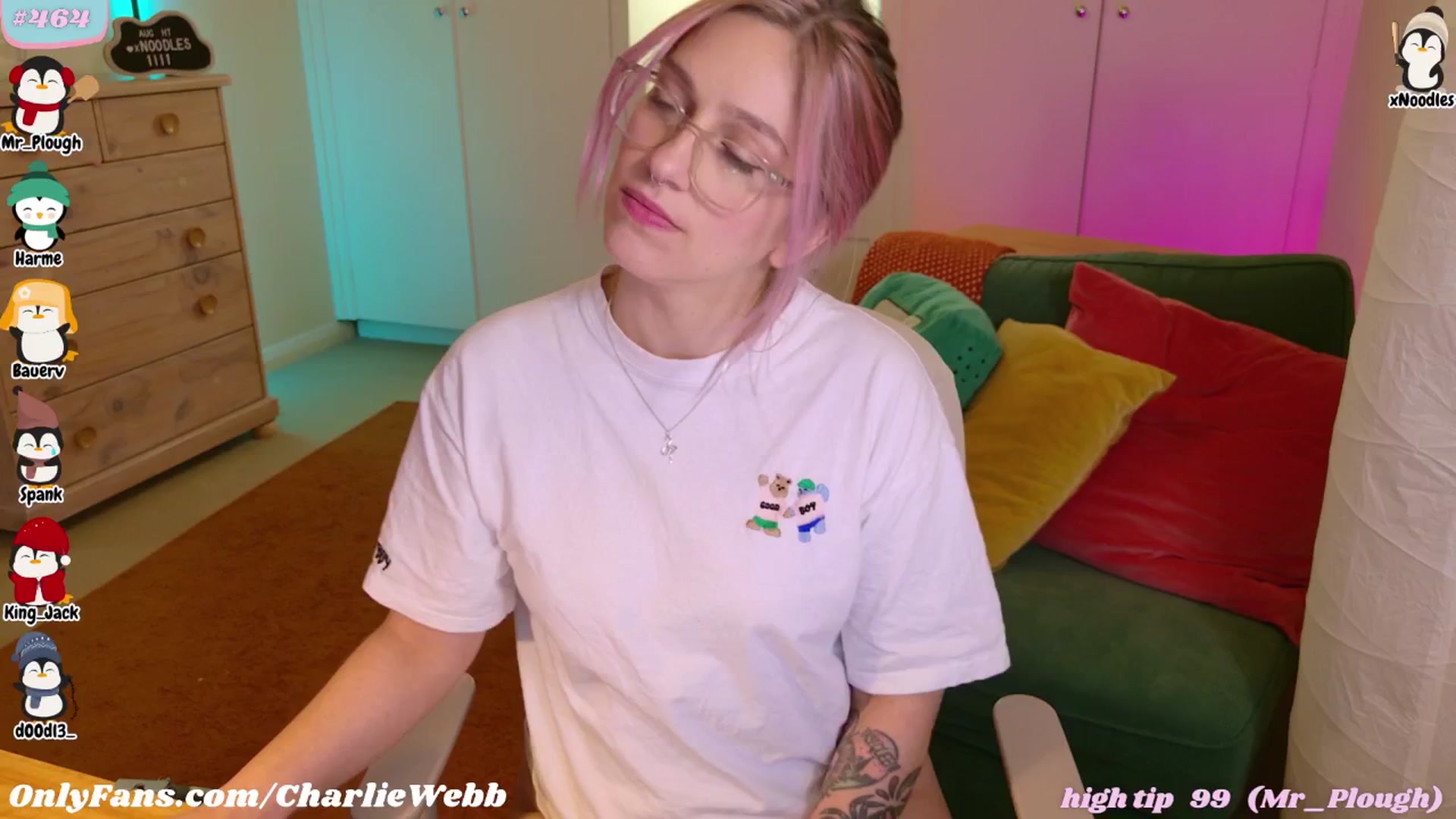 Gallery image thumbnail from CharlieWebb's myfreecams stream on, 08/12/2025, 06:40 image 2 of 20