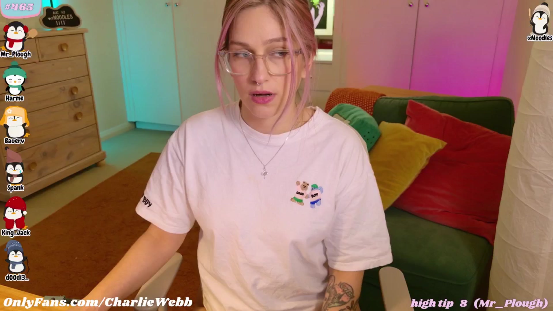 Gallery image thumbnail from CharlieWebb's myfreecams stream on, 08/12/2025, 06:40 image 1 of 20