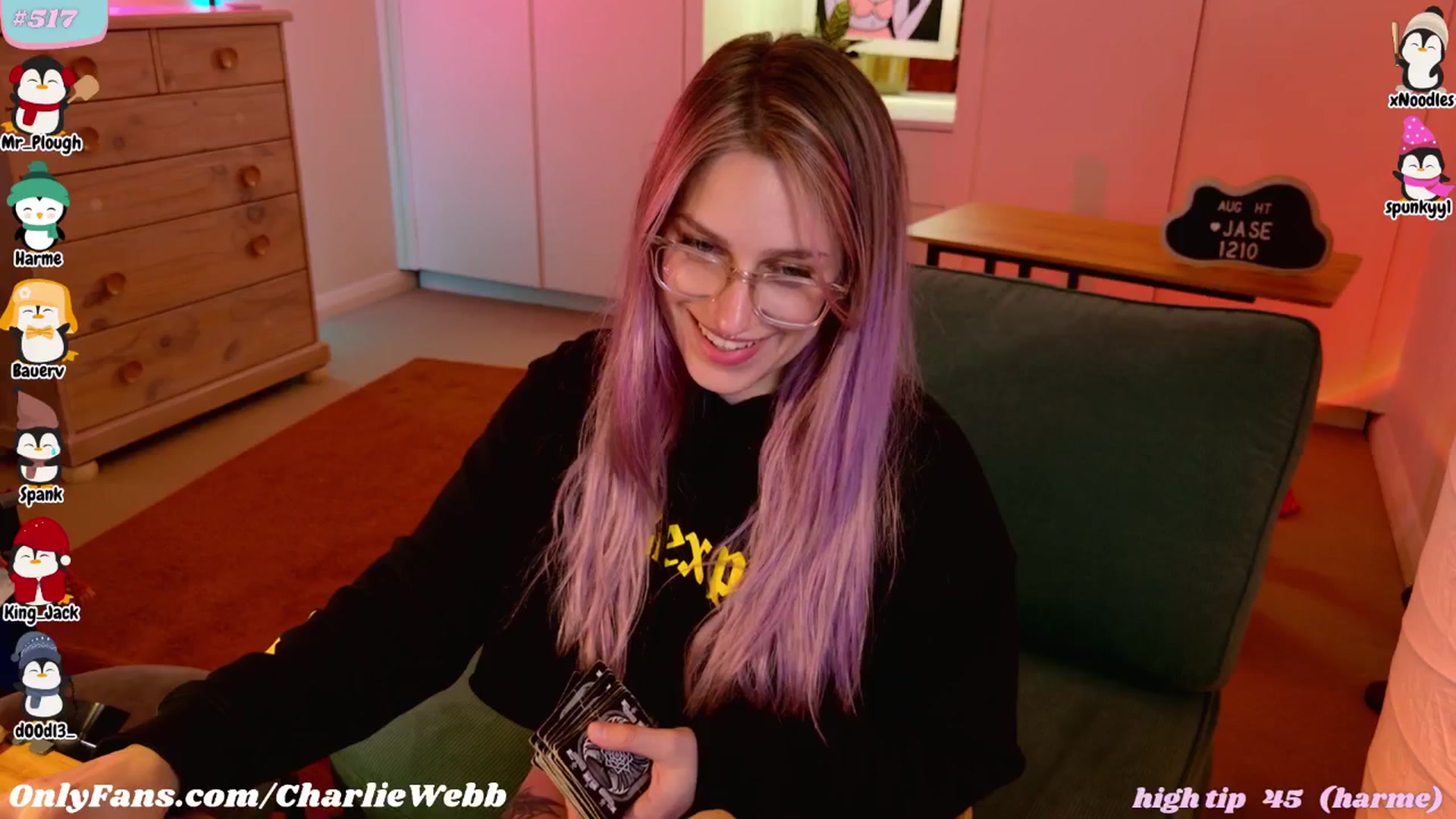 Gallery image thumbnail from CharlieWebb's myfreecams stream on, 08/19/2025, 10:13 image 4 of 20