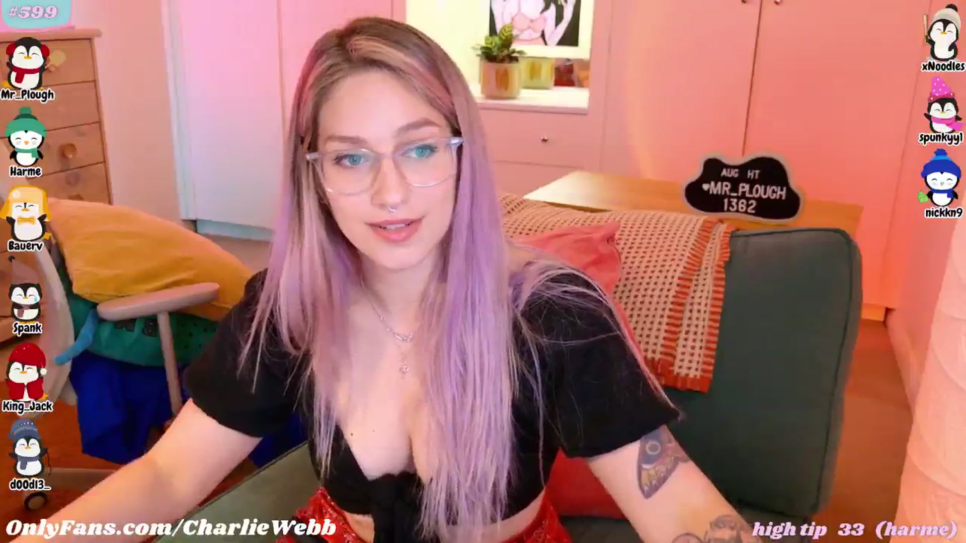 Gallery image thumbnail from CharlieWebb's myfreecams stream on, 08/25/2025, 02:26 image 17 of 20