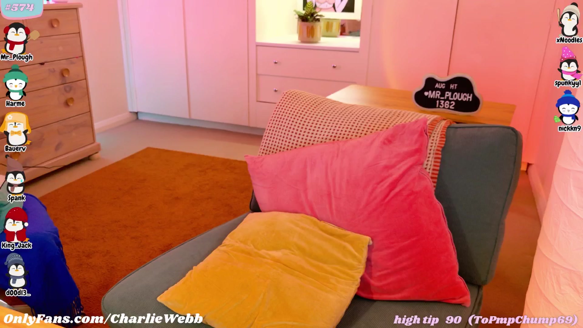 Gallery image thumbnail from CharlieWebb's myfreecams stream on, 08/25/2025, 05:20 image 9 of 20