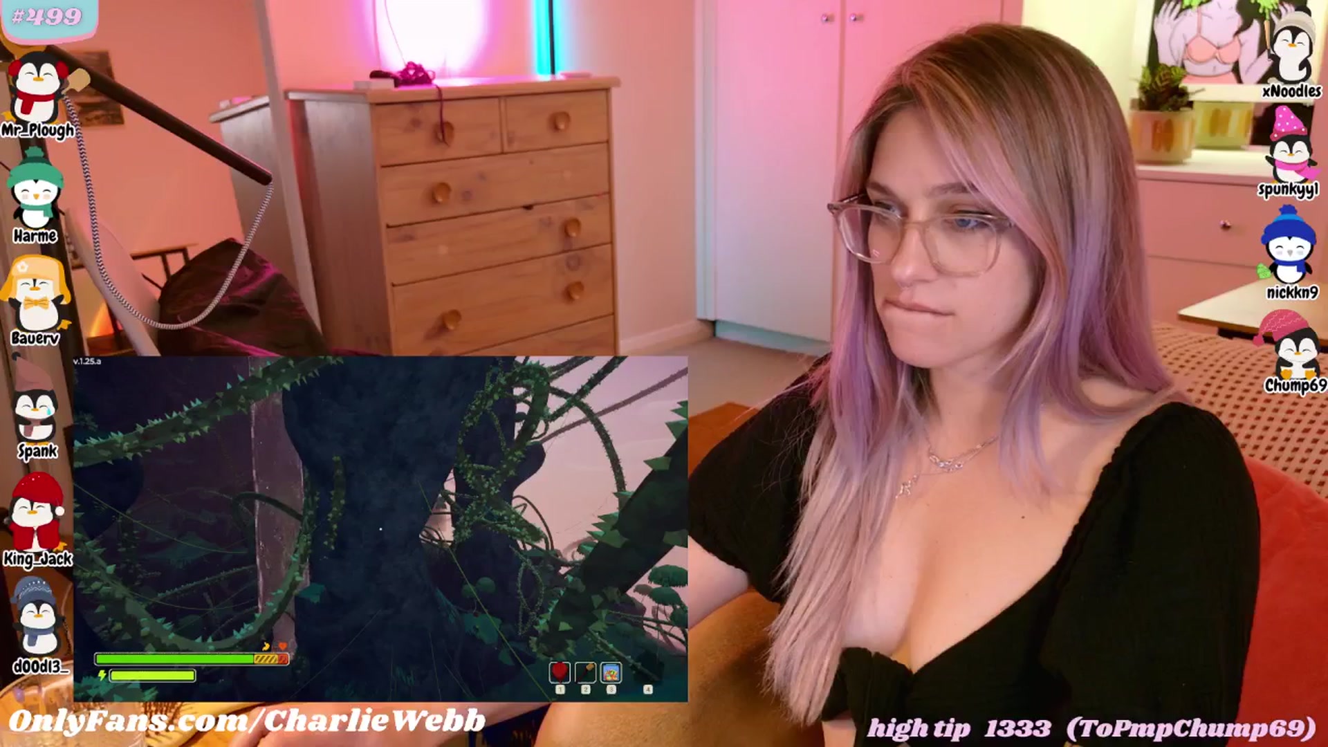 Gallery image thumbnail from CharlieWebb's myfreecams stream on, 08/25/2025, 08:19 image 8 of 20