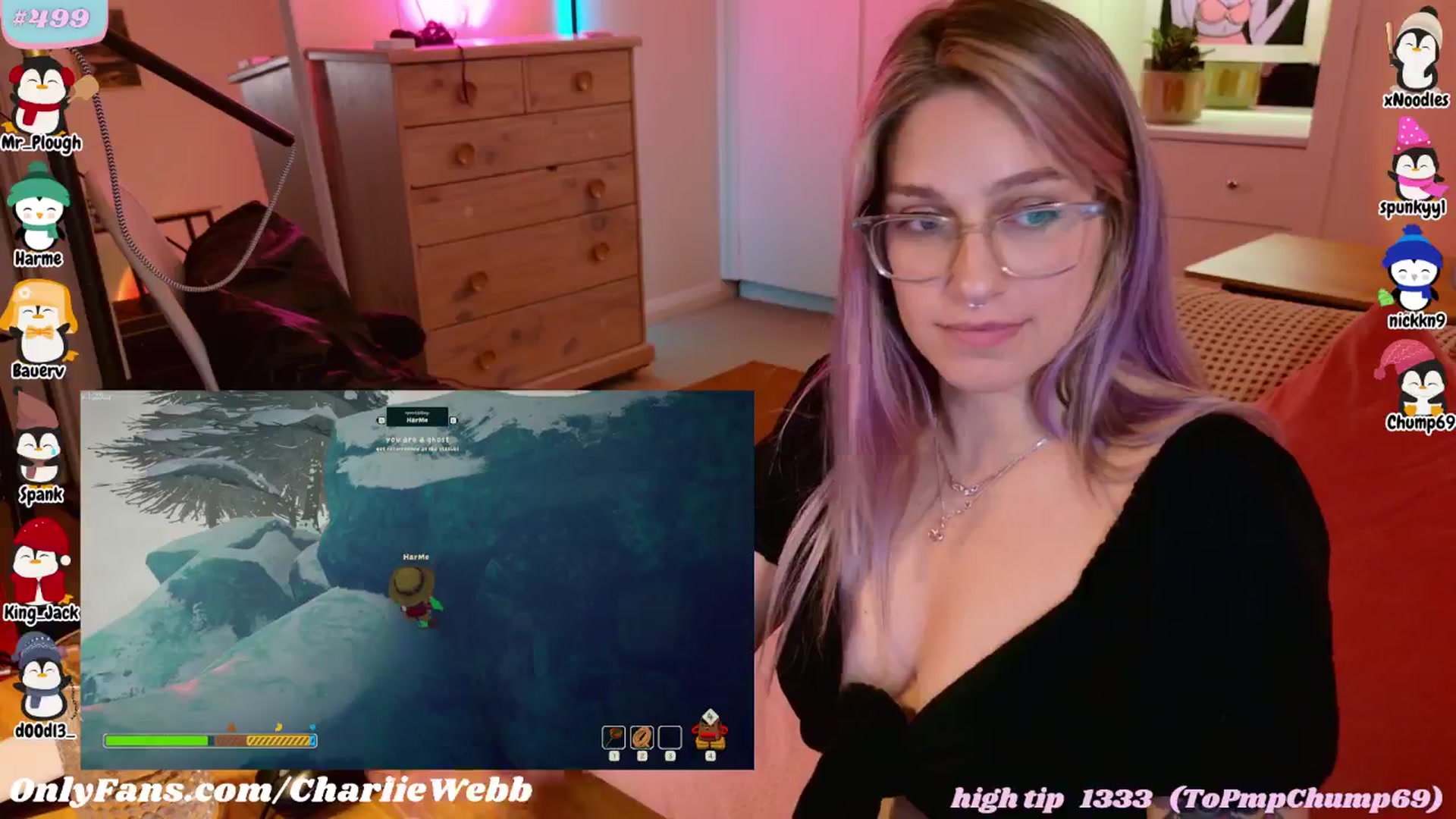 Gallery image thumbnail from CharlieWebb's myfreecams stream on, 08/25/2025, 08:19 image 17 of 20