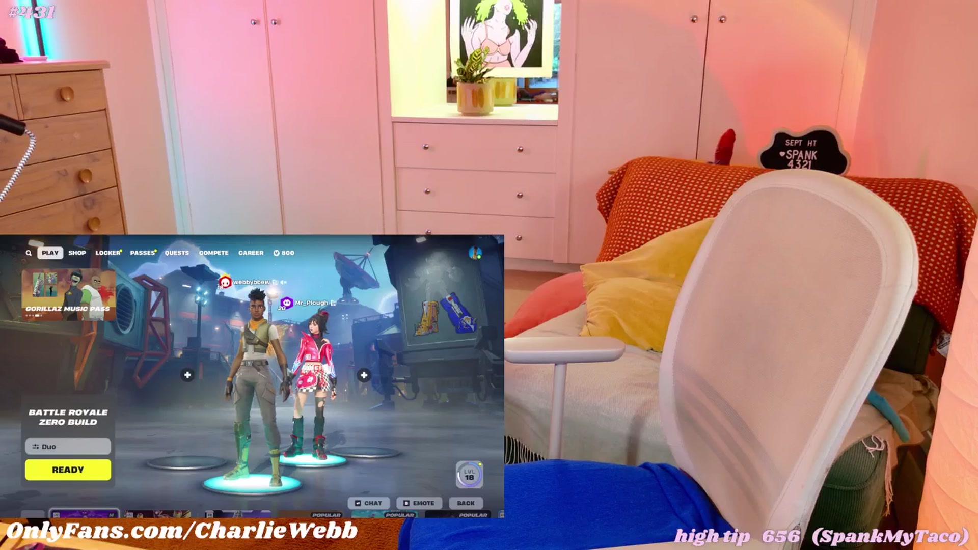 Gallery image thumbnail from CharlieWebb's myfreecams stream on, 09/14/2025, 09:51 image 9 of 20
