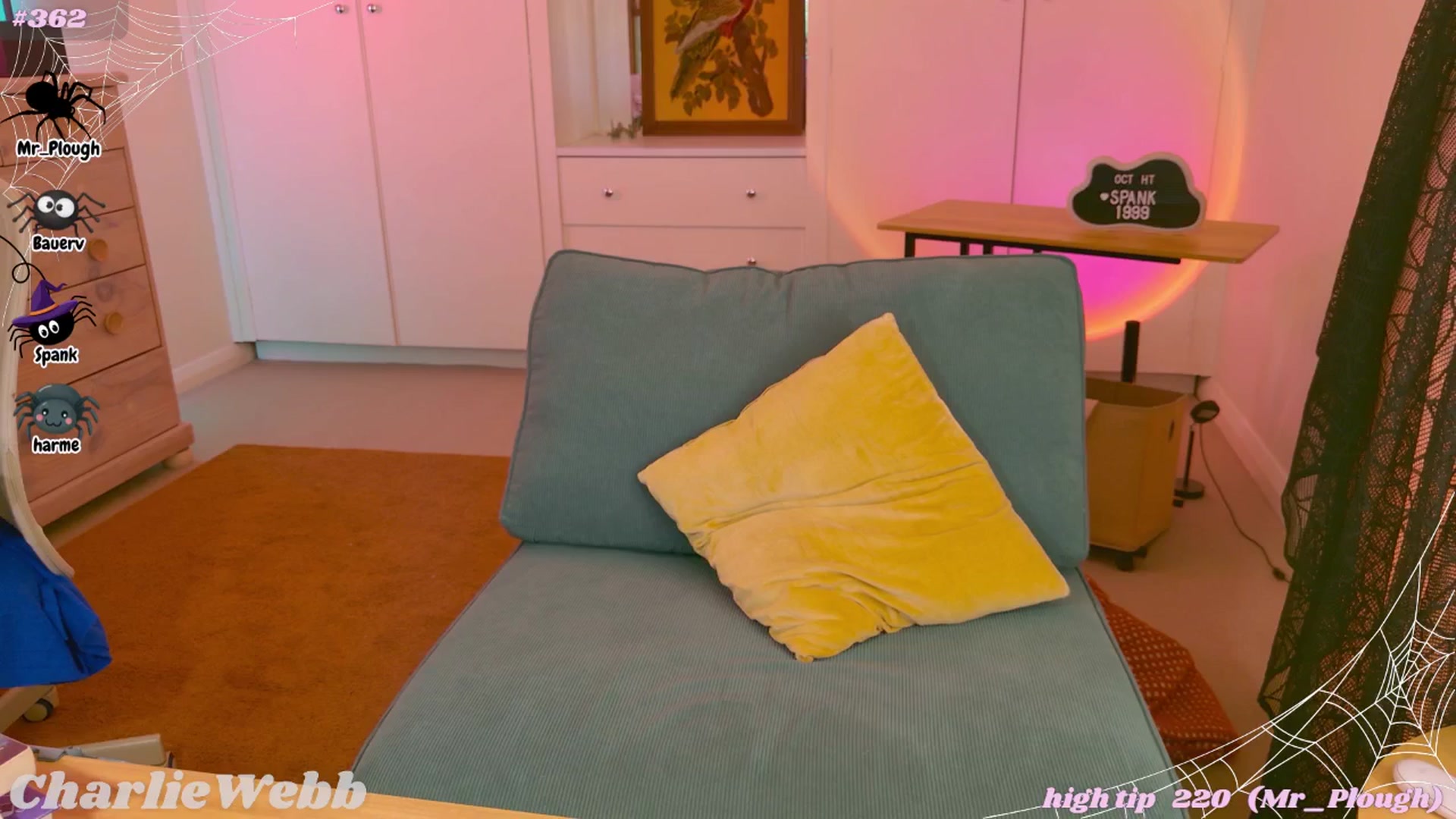 Gallery image thumbnail from CharlieWebb's myfreecams stream on, 10/06/2025, 03:33 image 19 of 20