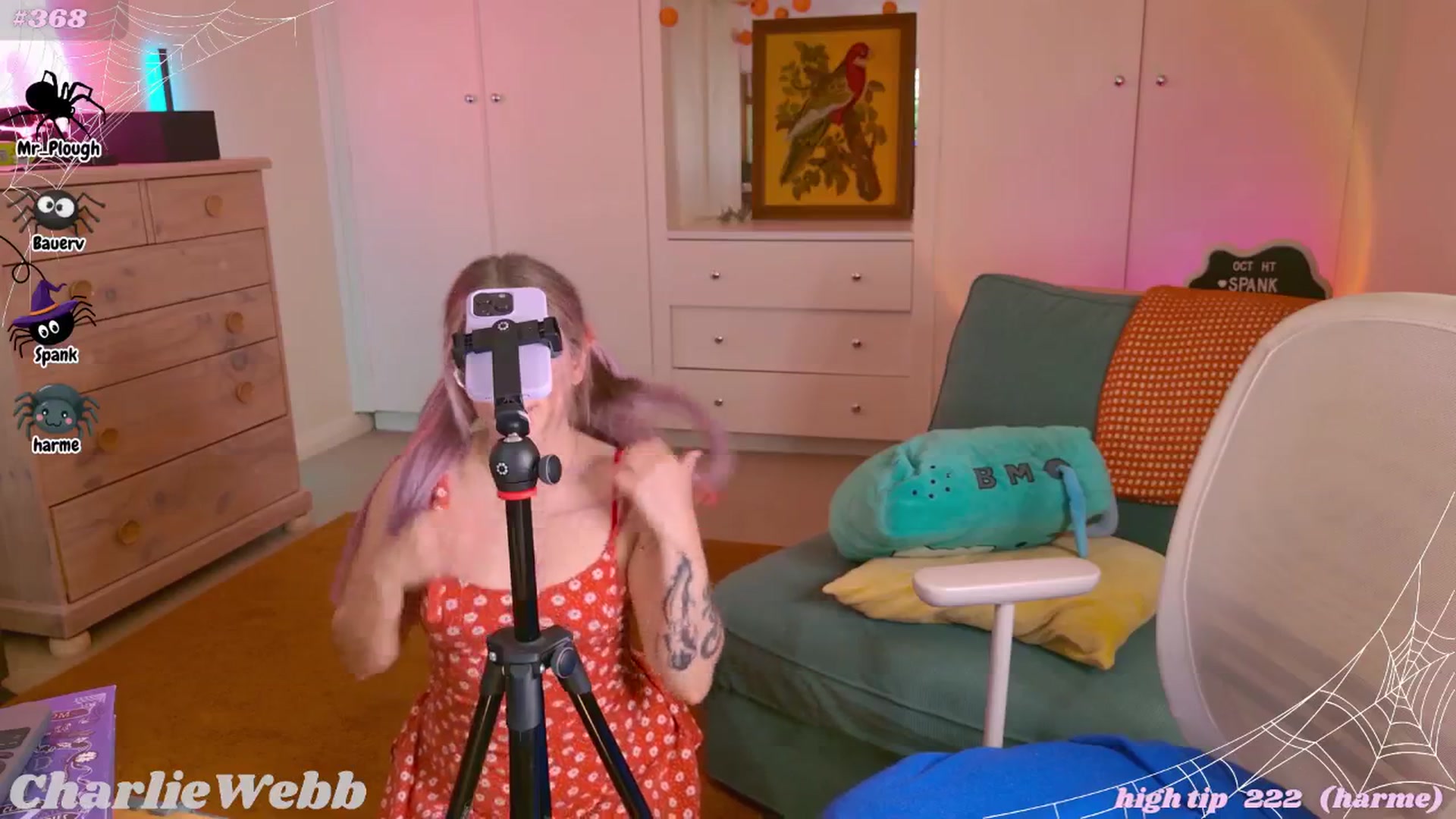 Gallery image thumbnail from CharlieWebb's myfreecams stream on, 10/07/2025, 09:05 image 7 of 20