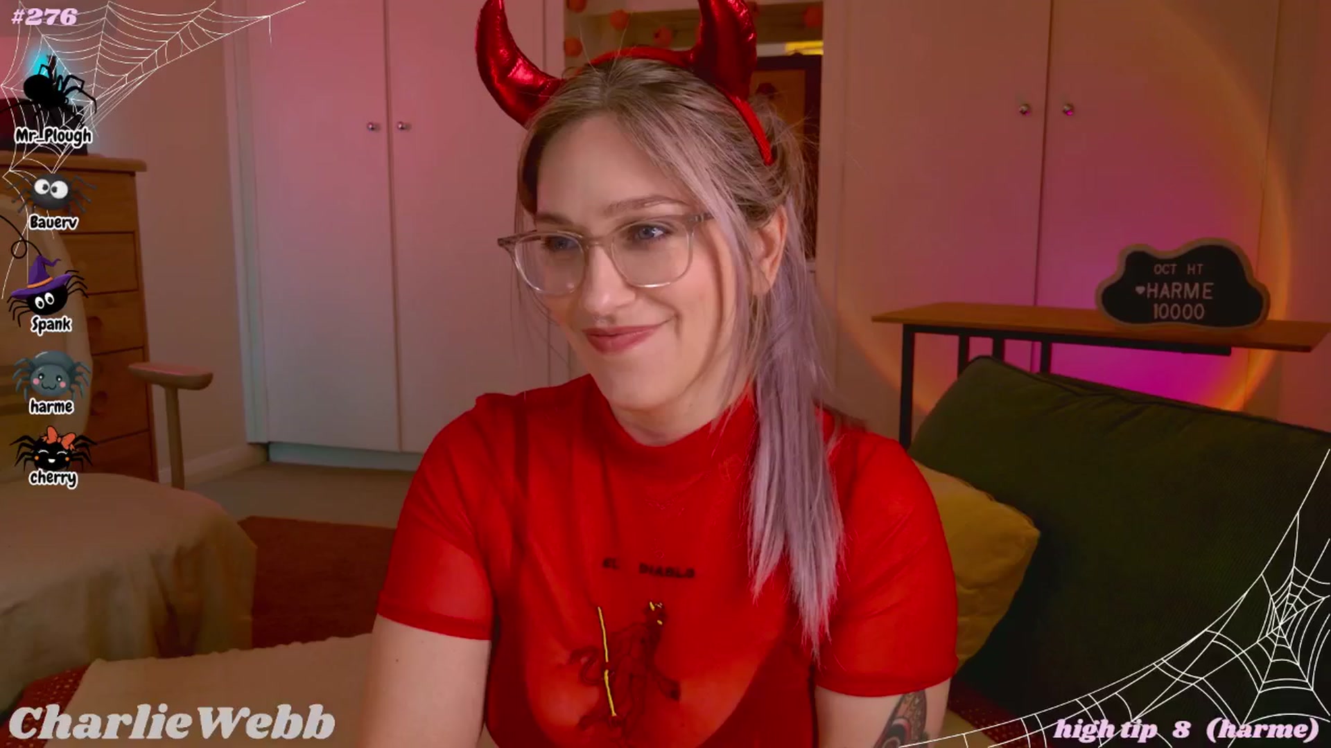 Gallery image thumbnail from CharlieWebb's myfreecams stream on, 10/13/2025, 02:33 image 7 of 20