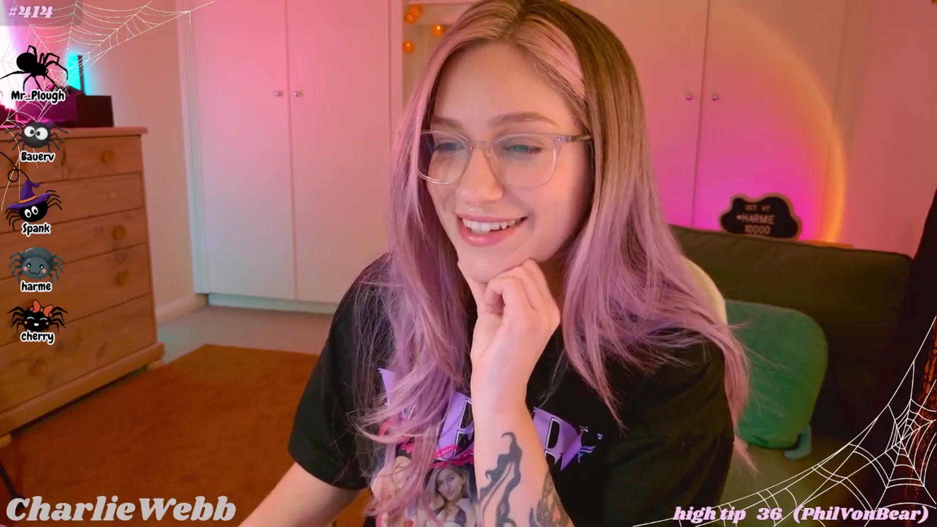 Gallery image thumbnail from CharlieWebb's myfreecams stream on, 10/19/2025, 07:47 image 12 of 20