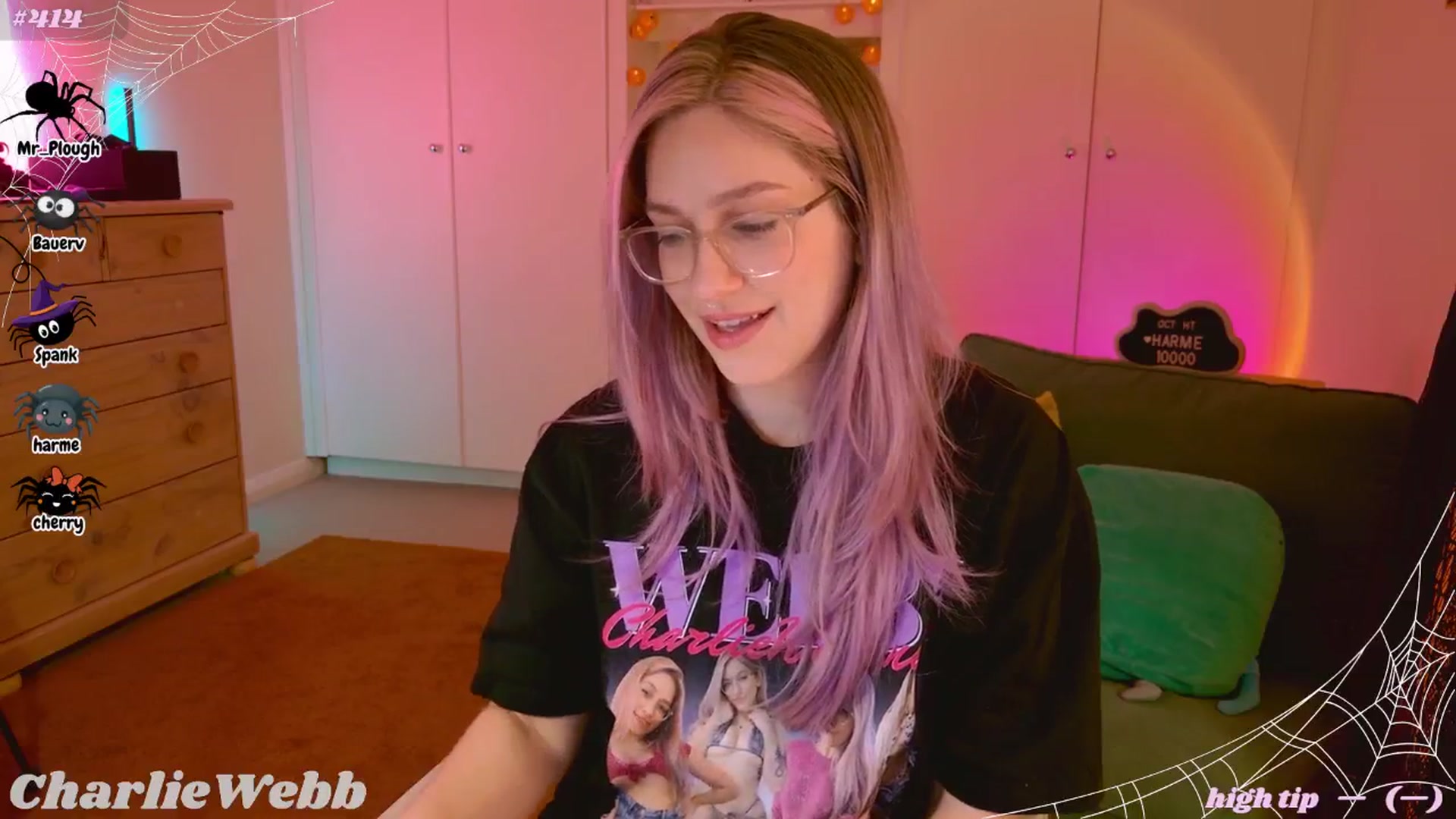 Gallery image thumbnail from CharlieWebb's myfreecams stream on, 10/19/2025, 07:47 image 5 of 20