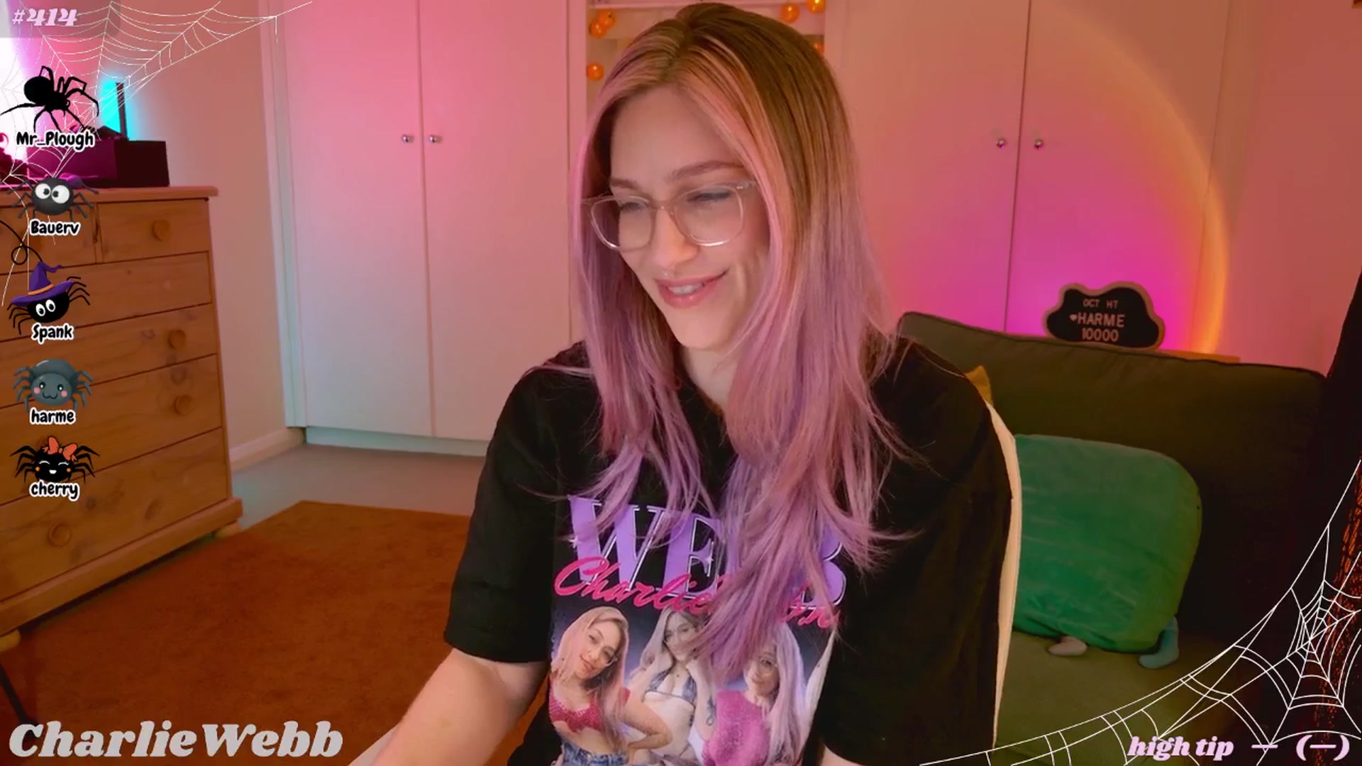 Gallery image thumbnail from CharlieWebb's myfreecams stream on, 10/19/2025, 07:47 image 4 of 20