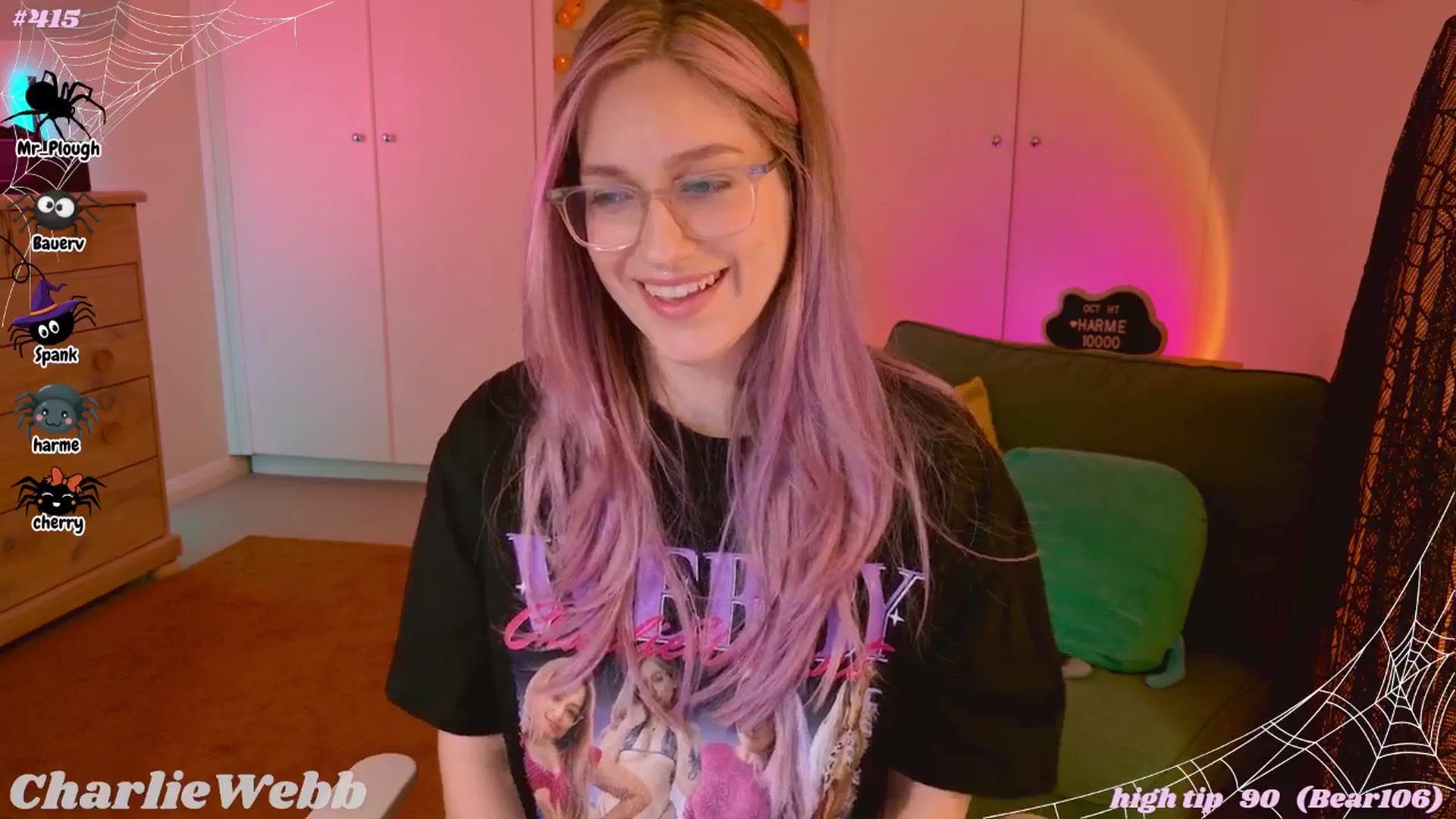 Gallery image thumbnail from CharlieWebb's myfreecams stream on, 10/19/2025, 08:13 image 17 of 20
