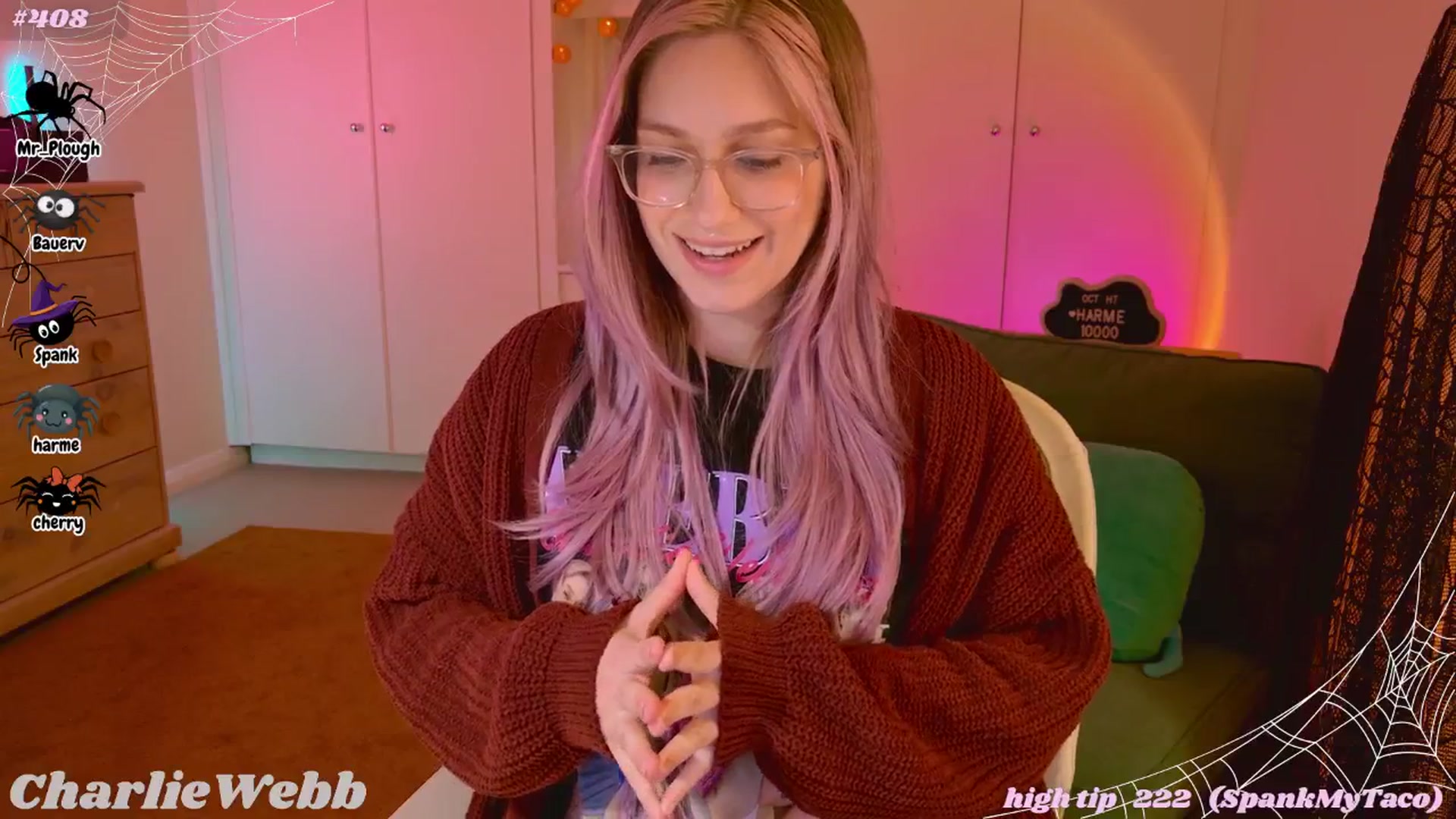 Gallery image thumbnail from CharlieWebb's myfreecams stream on, 10/19/2025, 08:52 image 19 of 20