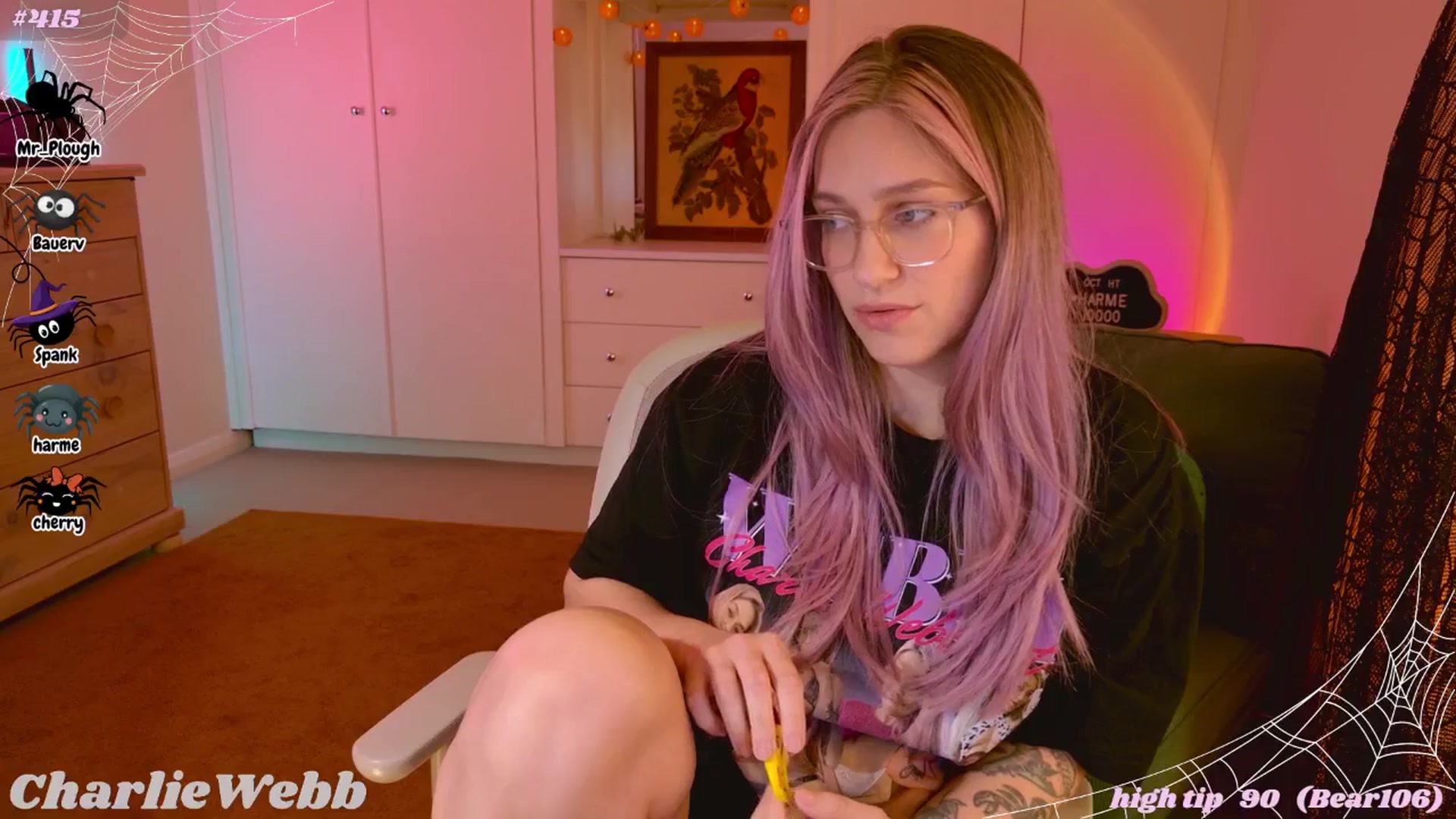 Gallery image thumbnail from CharlieWebb's myfreecams stream on, 10/19/2025, 08:52 image 10 of 20