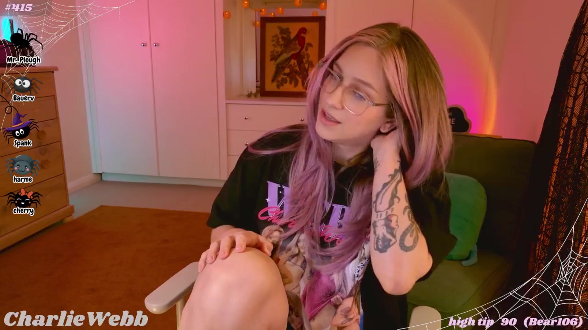 Gallery image thumbnail from CharlieWebb's myfreecams stream on, 10/19/2025, 08:52 image 9 of 20