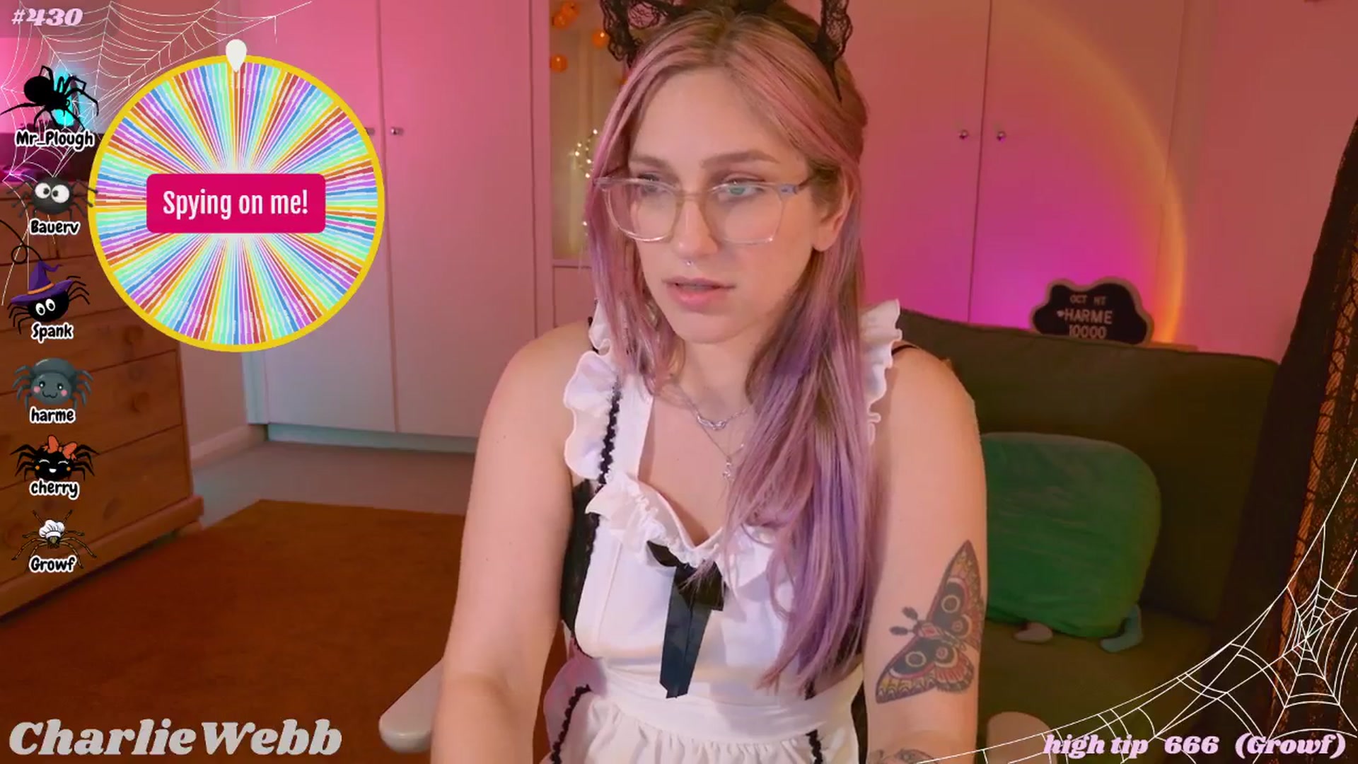 Gallery image thumbnail from CharlieWebb's myfreecams stream on, 10/21/2025, 08:43 image 11 of 20