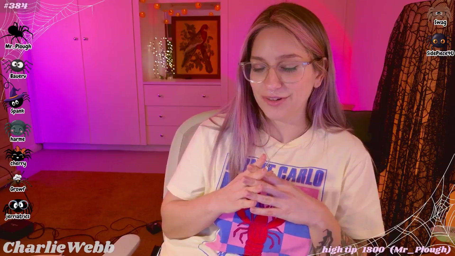 Gallery image thumbnail from CharlieWebb's myfreecams stream on, 10/23/2025, 09:01 image 20 of 20