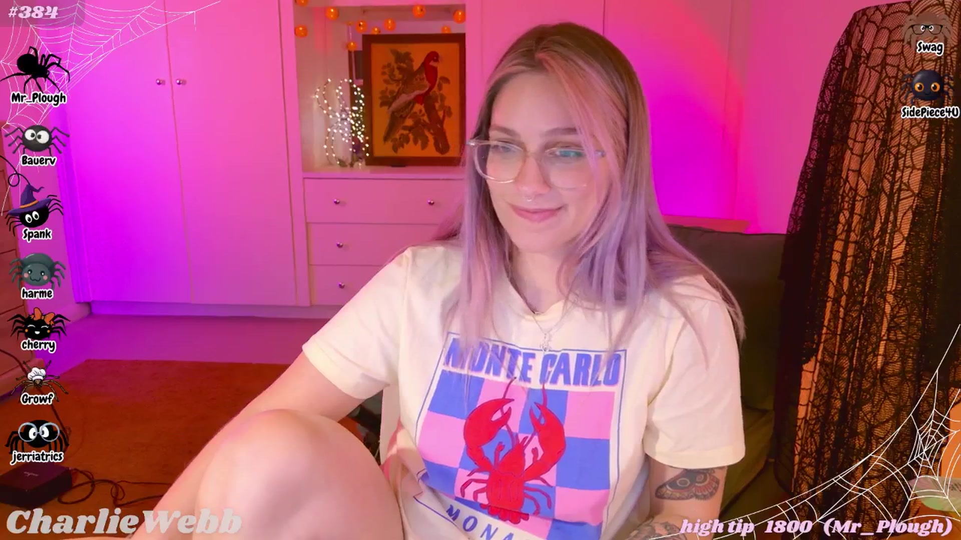 Gallery image thumbnail from CharlieWebb's myfreecams stream on, 10/23/2025, 09:01 image 17 of 20